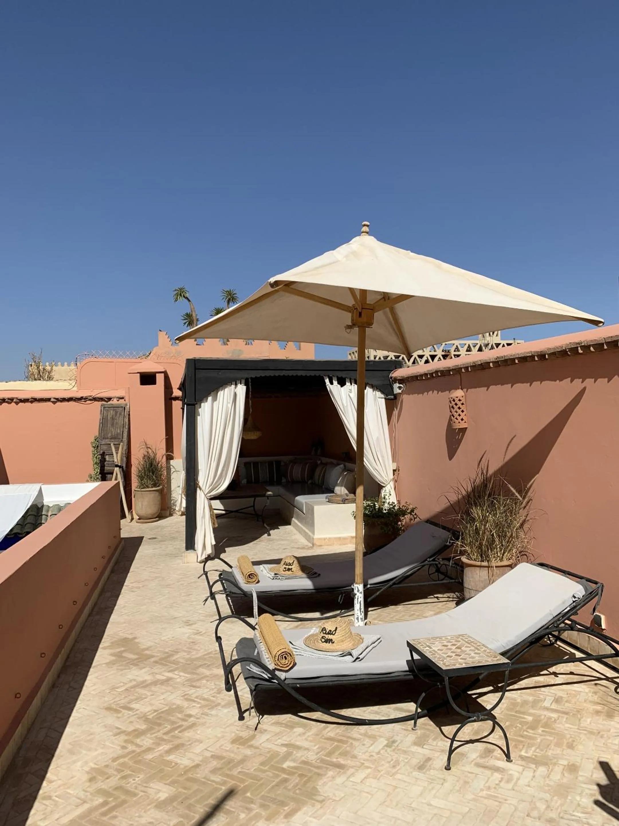 Patio in Riad Sin