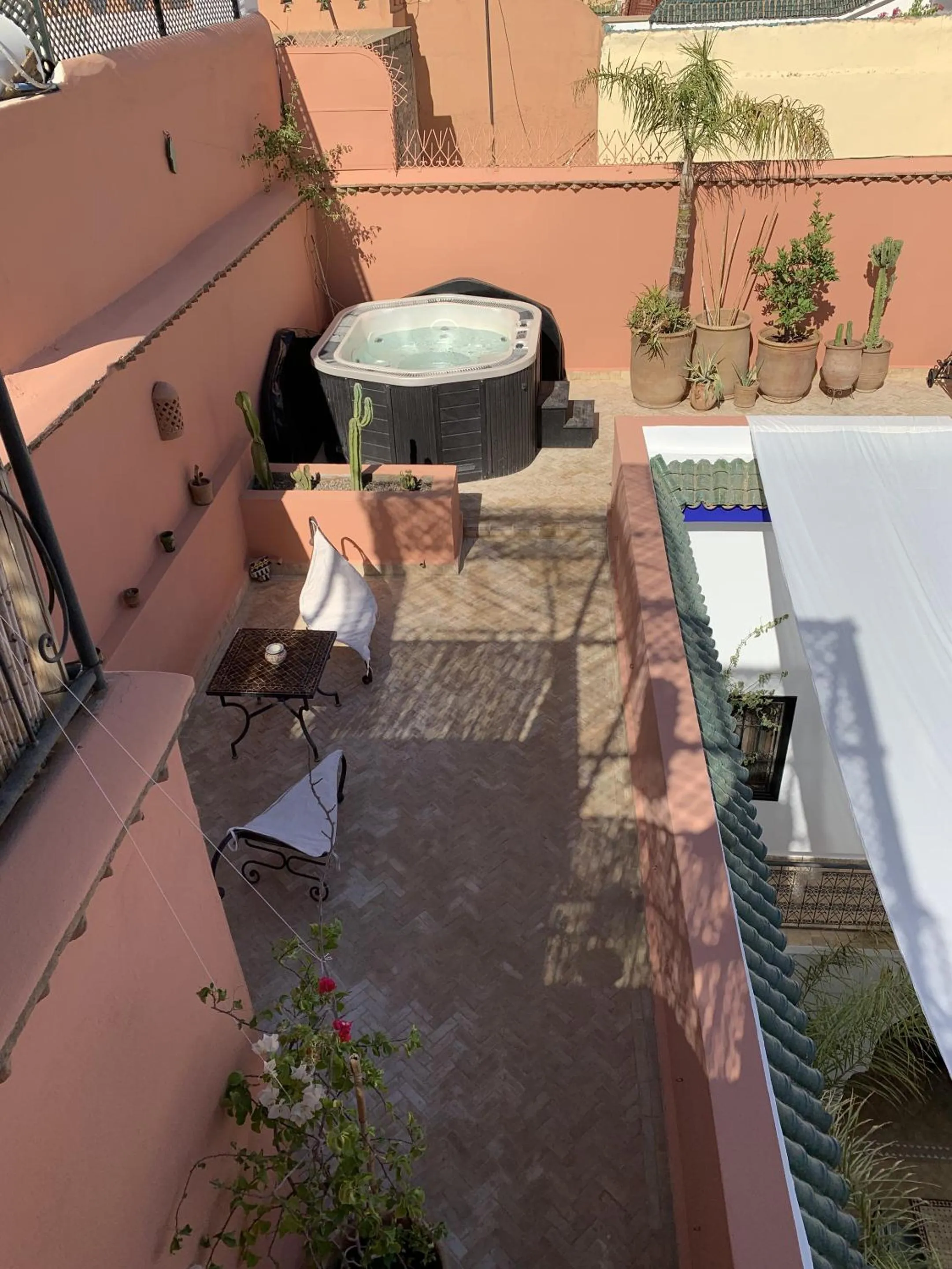 Patio in Riad Sin