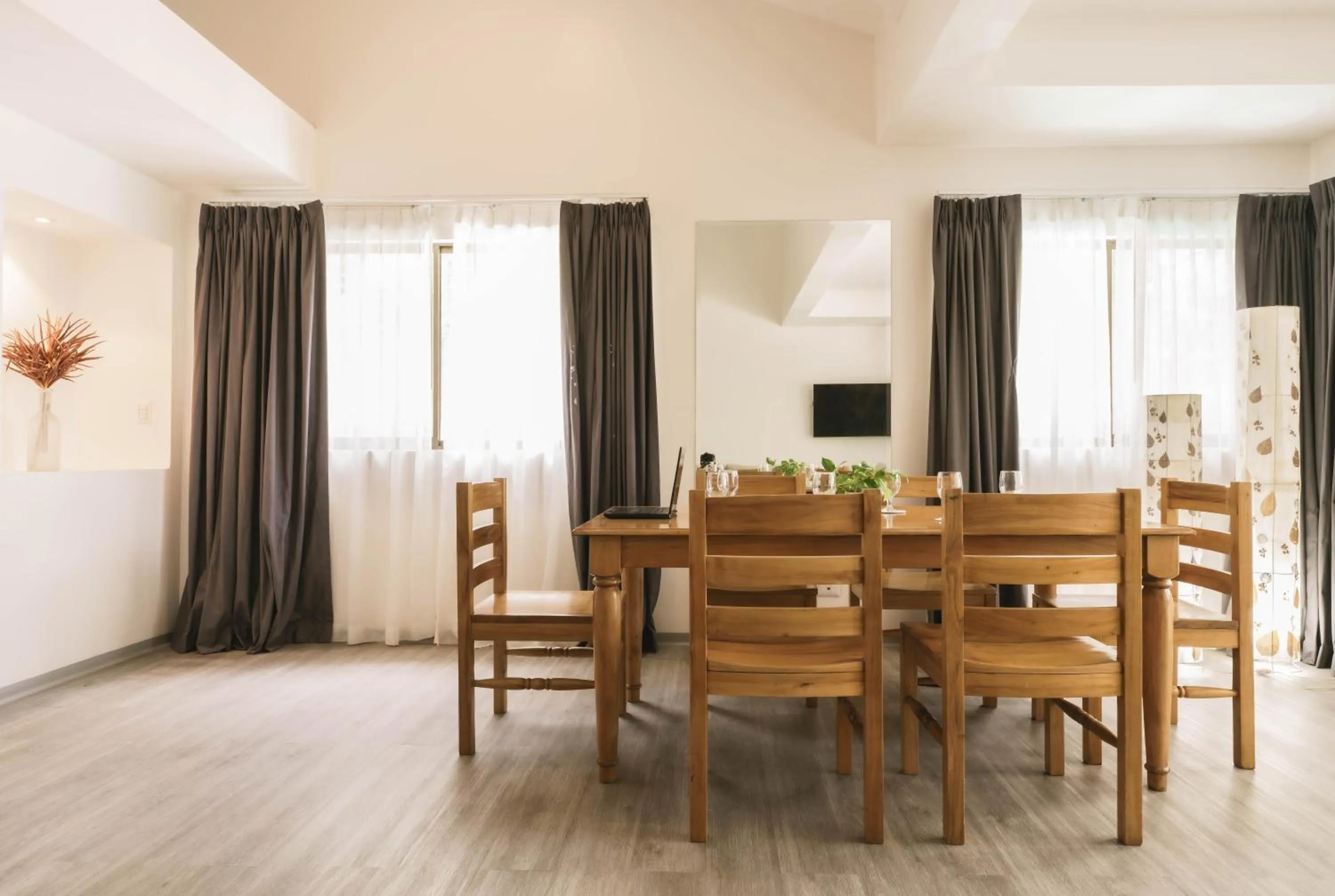 Dining area in Bahia del Sol Beach front Boutique Hotel