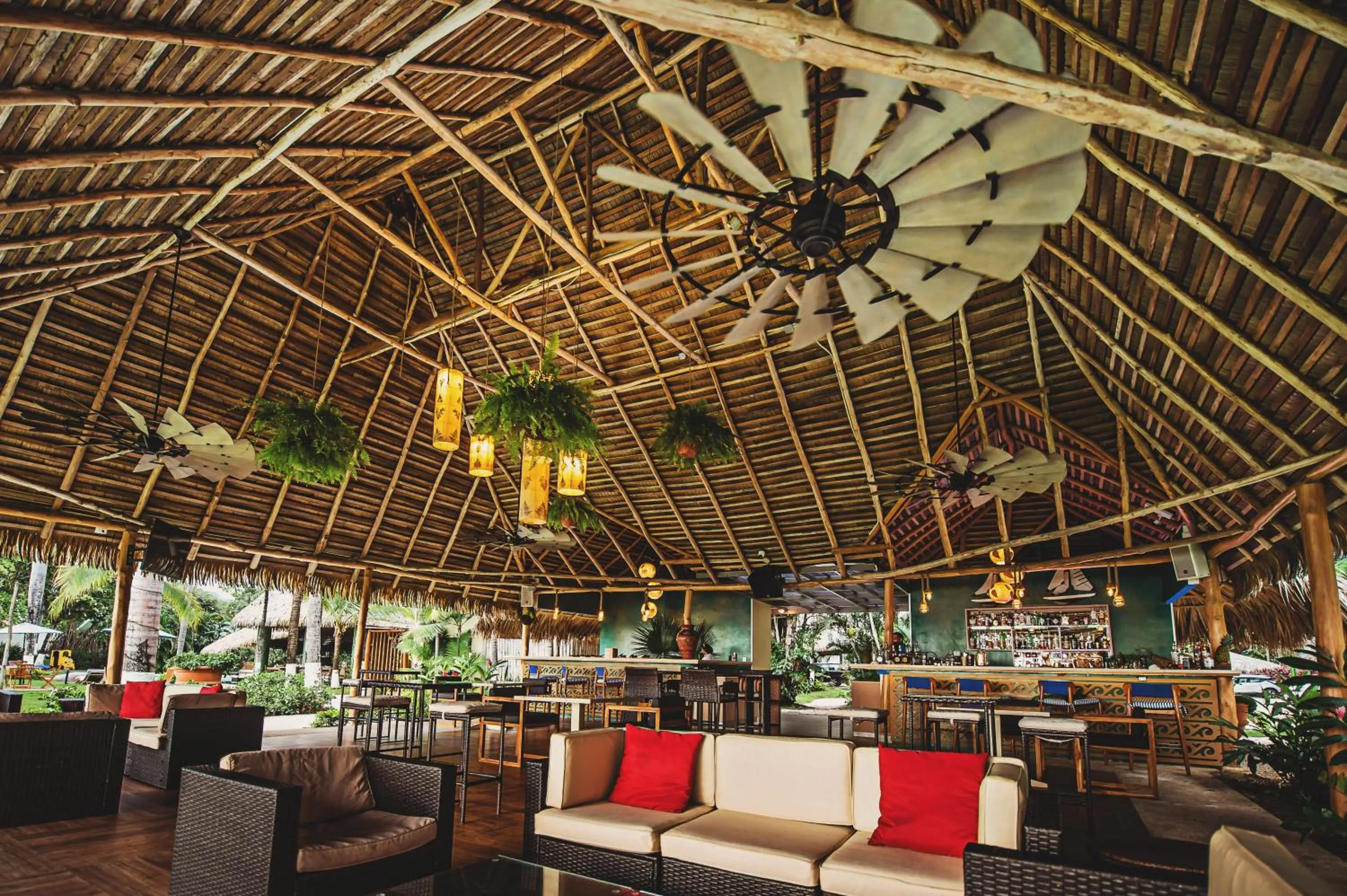 Seating area in Bahia del Sol Beach front Boutique Hotel