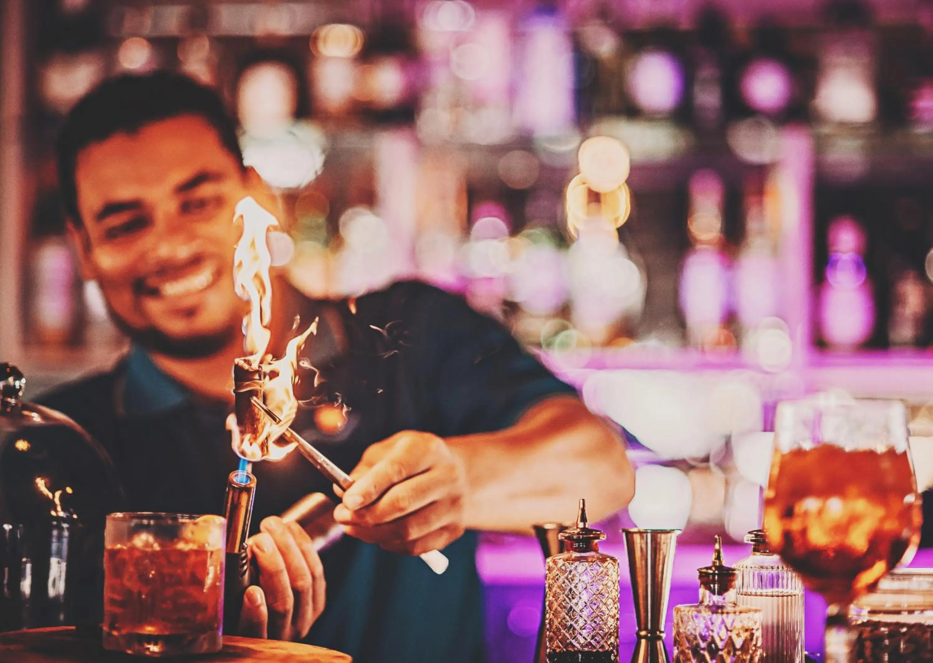 Drinks in Bahia del Sol Beach front Boutique Hotel