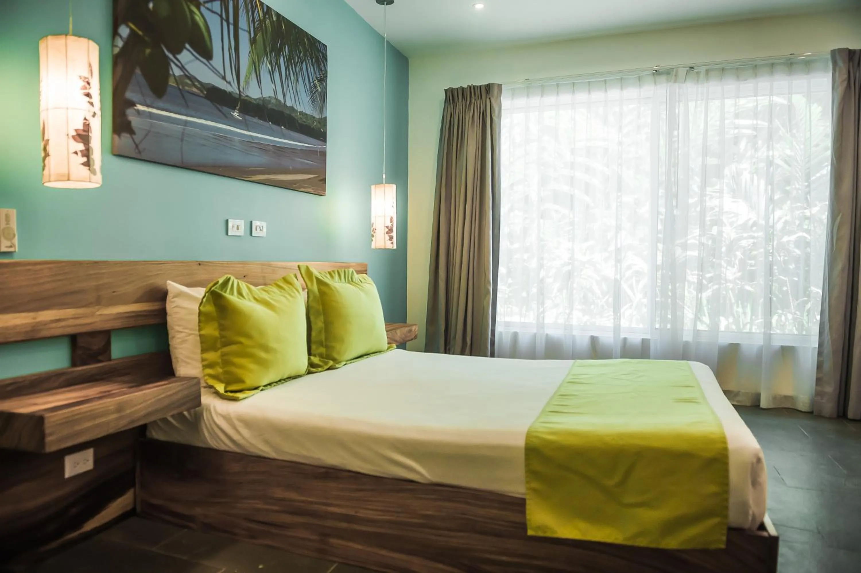 Bed in Bahia del Sol Beach front Boutique Hotel