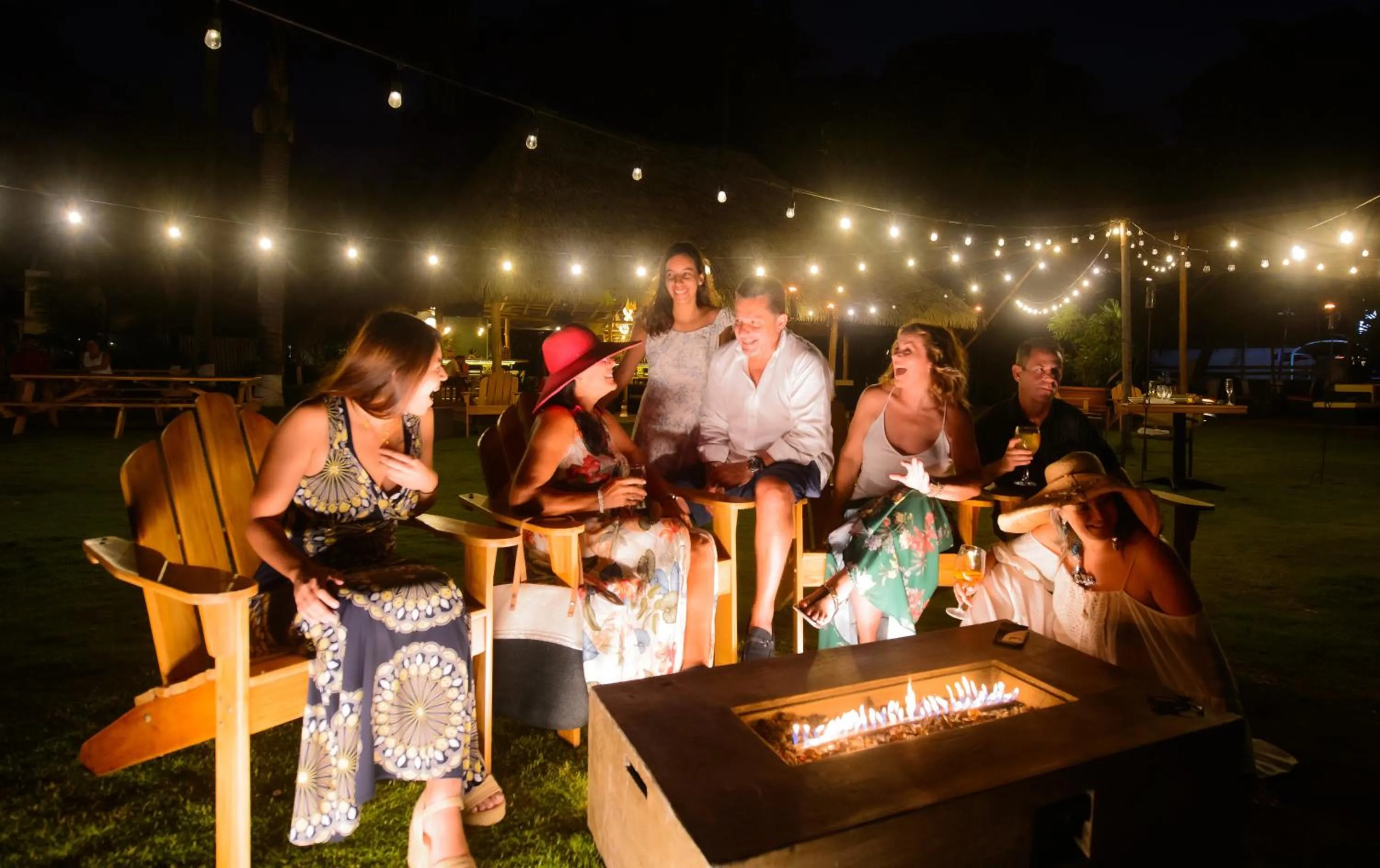 People in Bahia del Sol Beach front Boutique Hotel