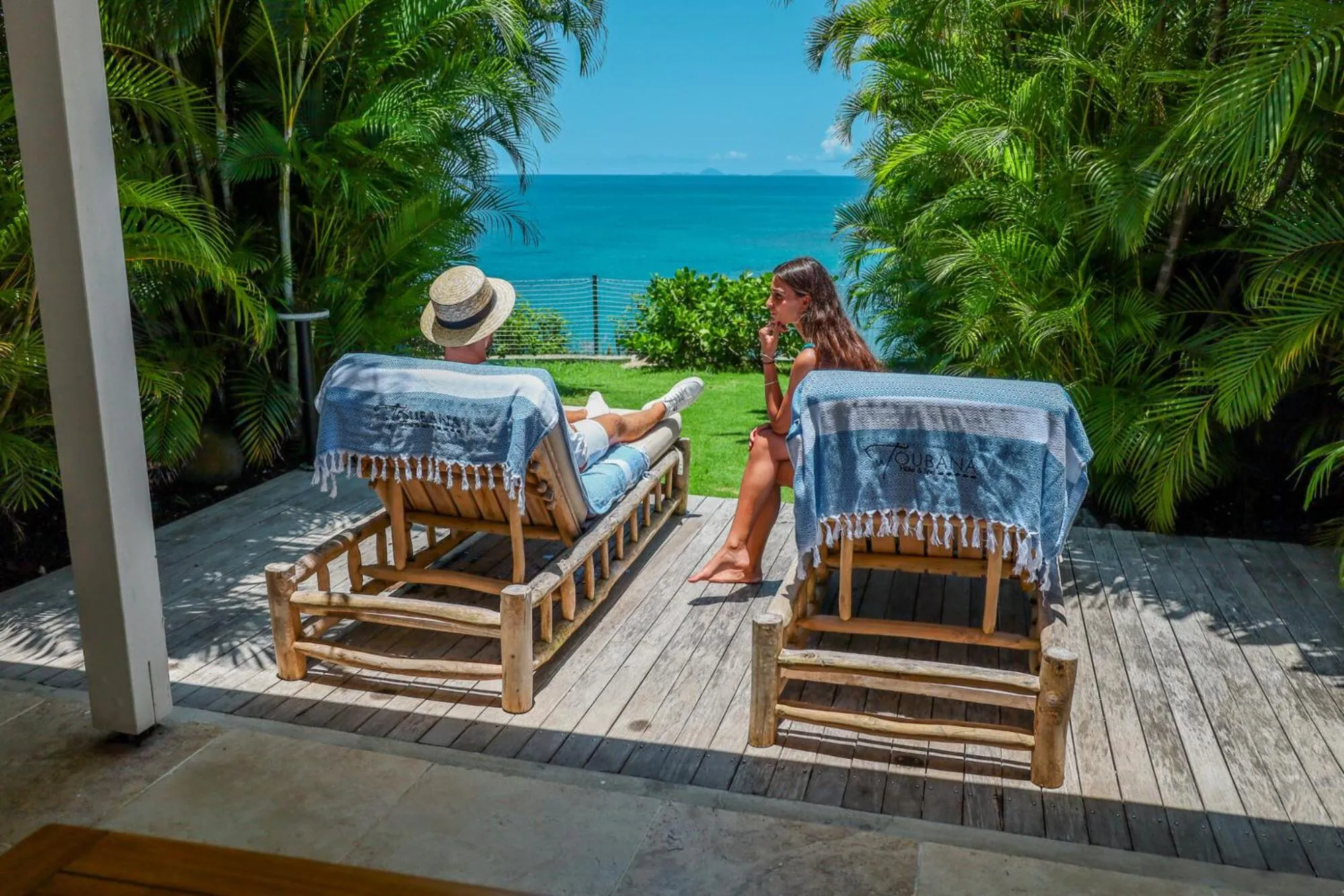 sunbed in La Toubana Hotel & Spa