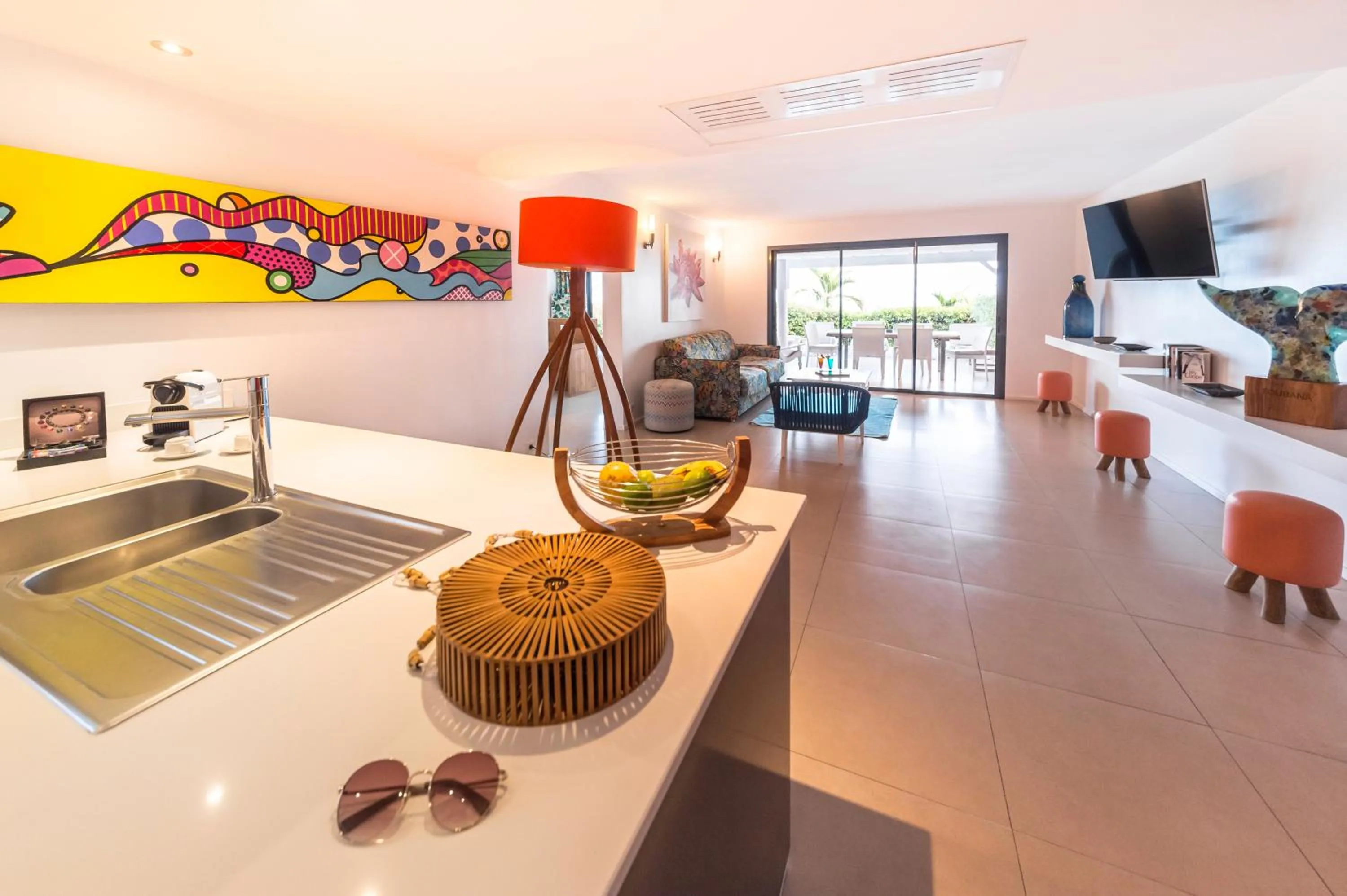 Kitchen or kitchenette in La Toubana Hotel & Spa