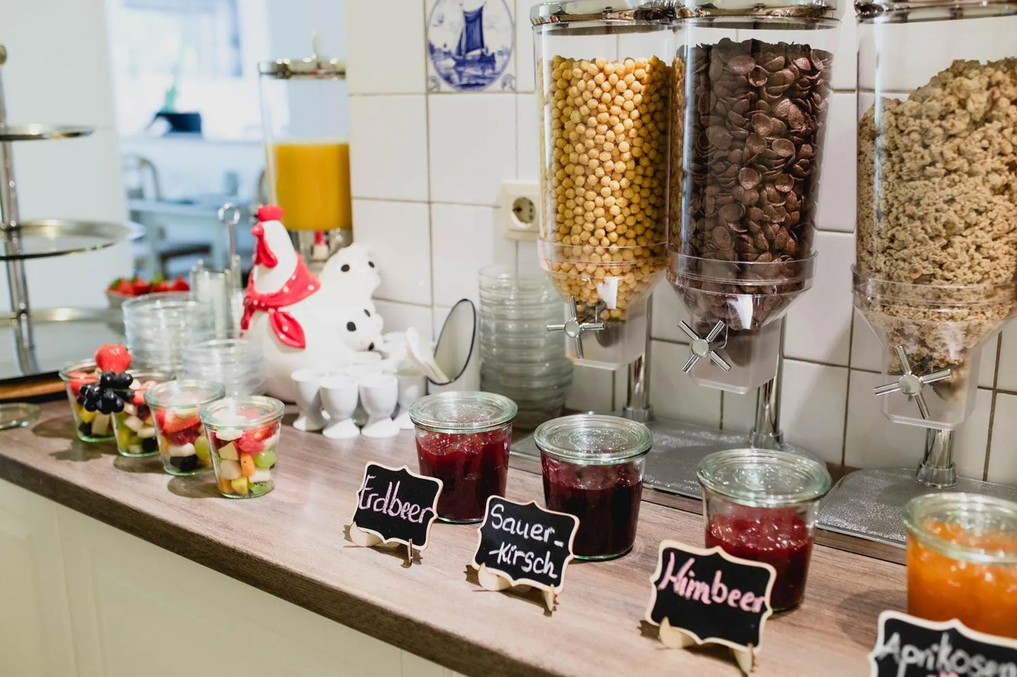 Food and drinks in Pension Frisia