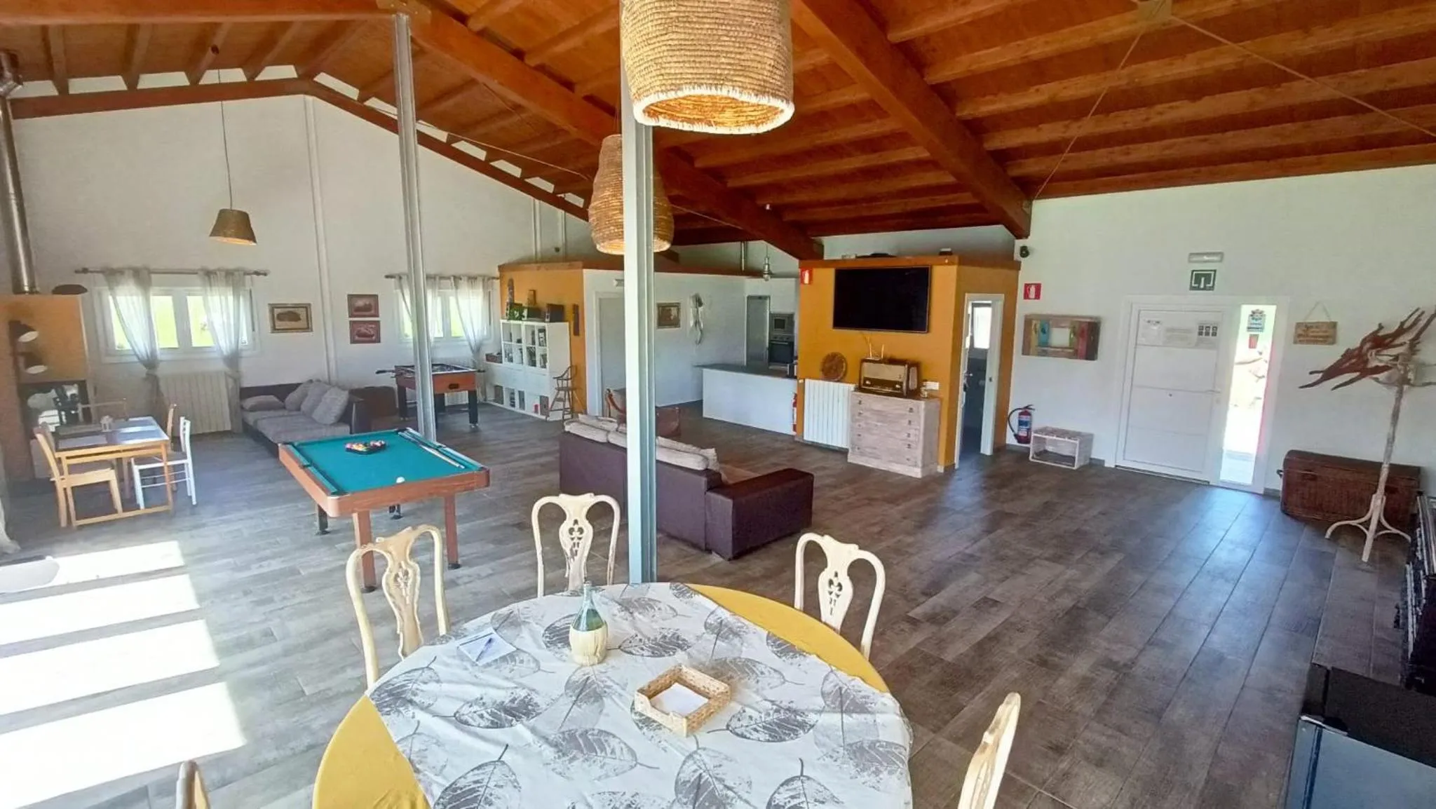 Seating area in Casa Rural Txokoetxe