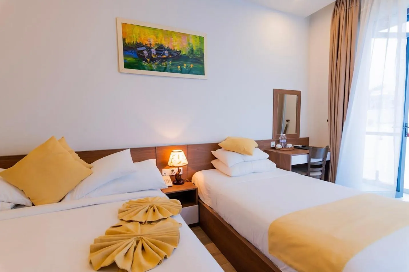 Bed in Hoi An Majestic Villa