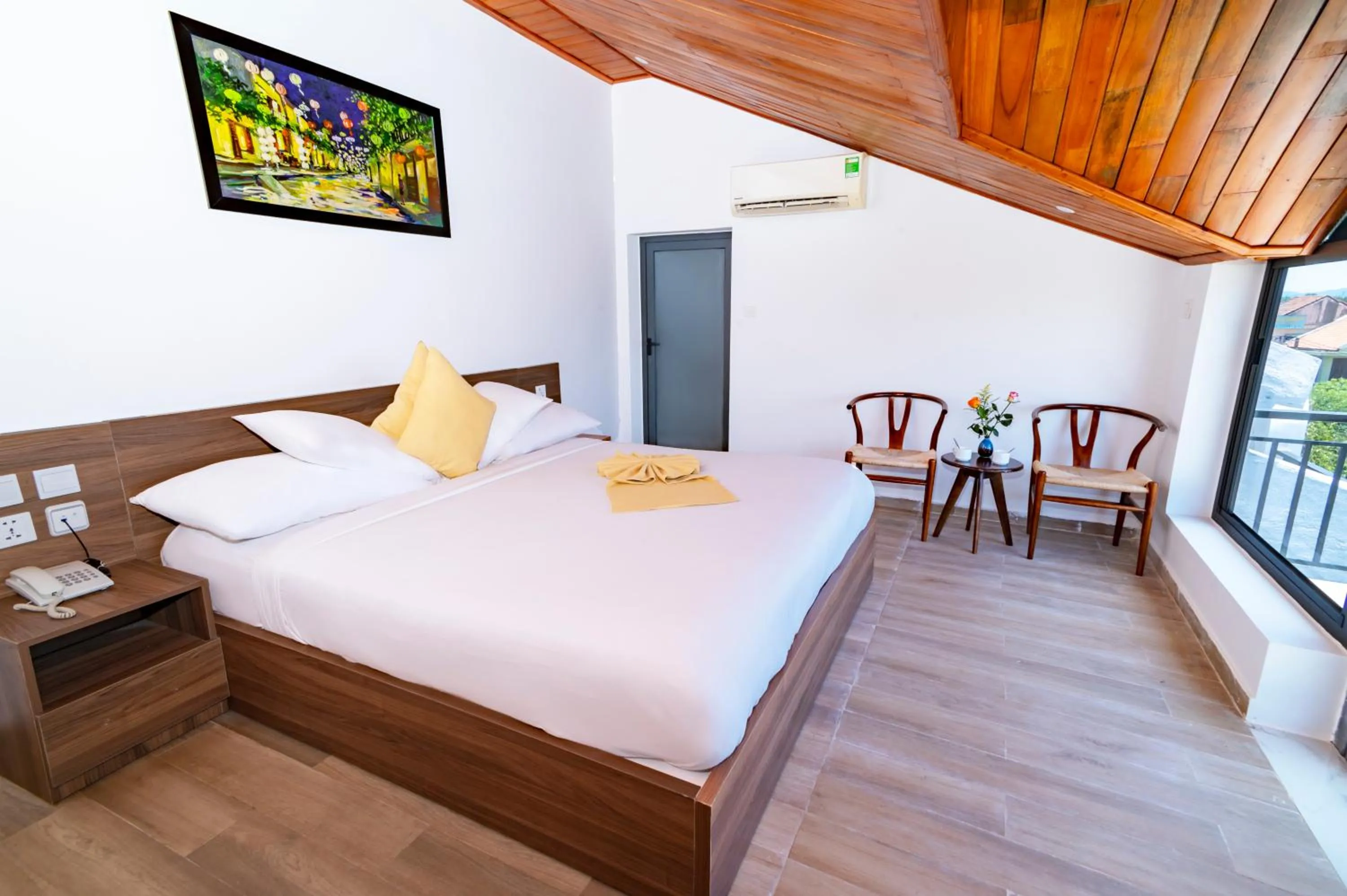 Living room, Bed in Hoi An Majestic Villa