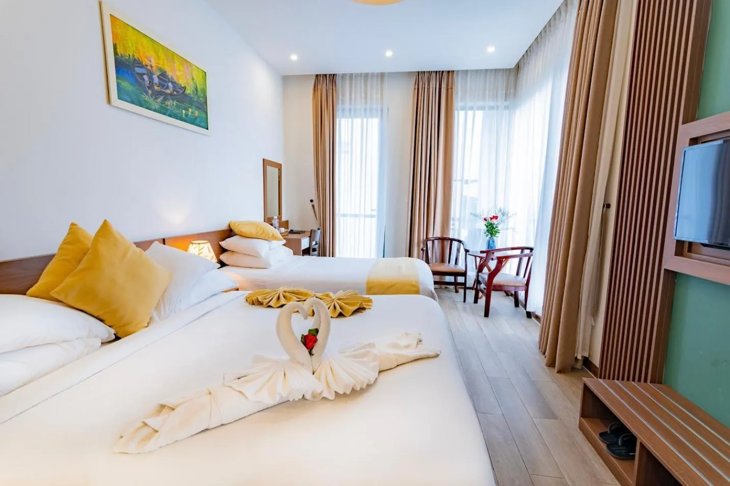 Bedroom, Bed in Hoi An Majestic Villa