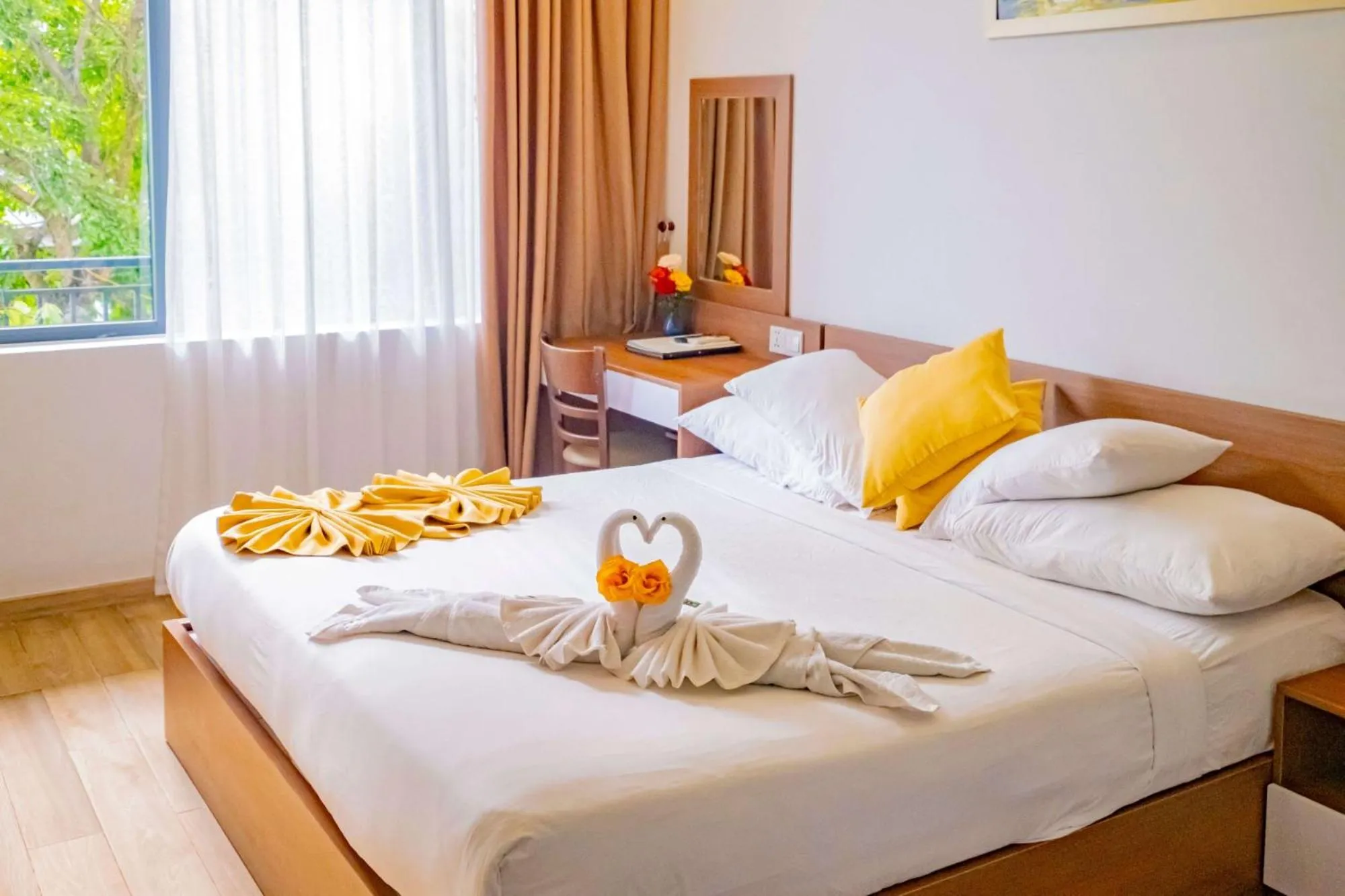 Bed in Hoi An Majestic Villa