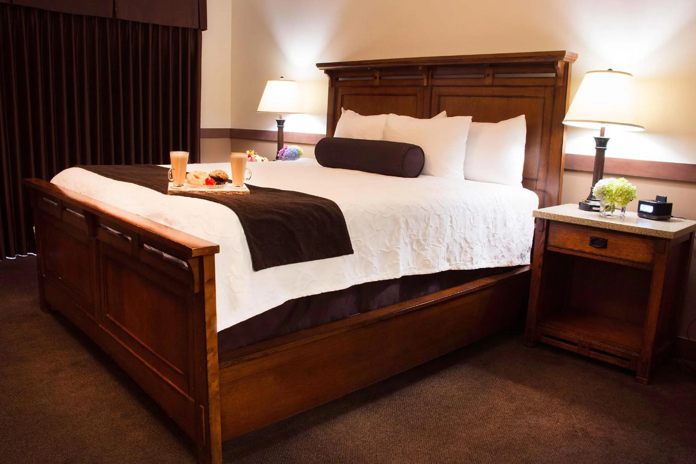 Bed in Jackson Rancheria Casino Resort