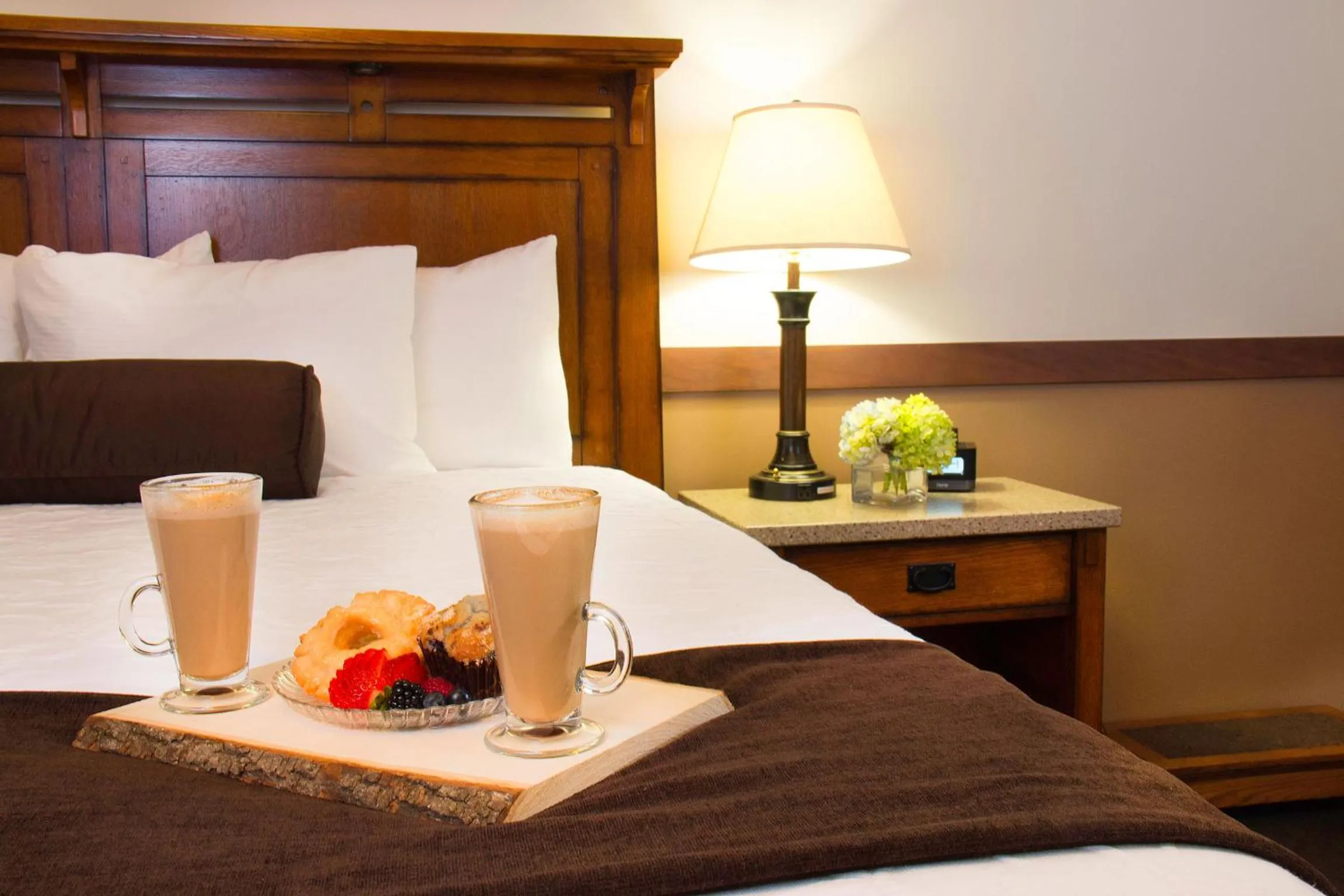 Bed in Jackson Rancheria Casino Resort