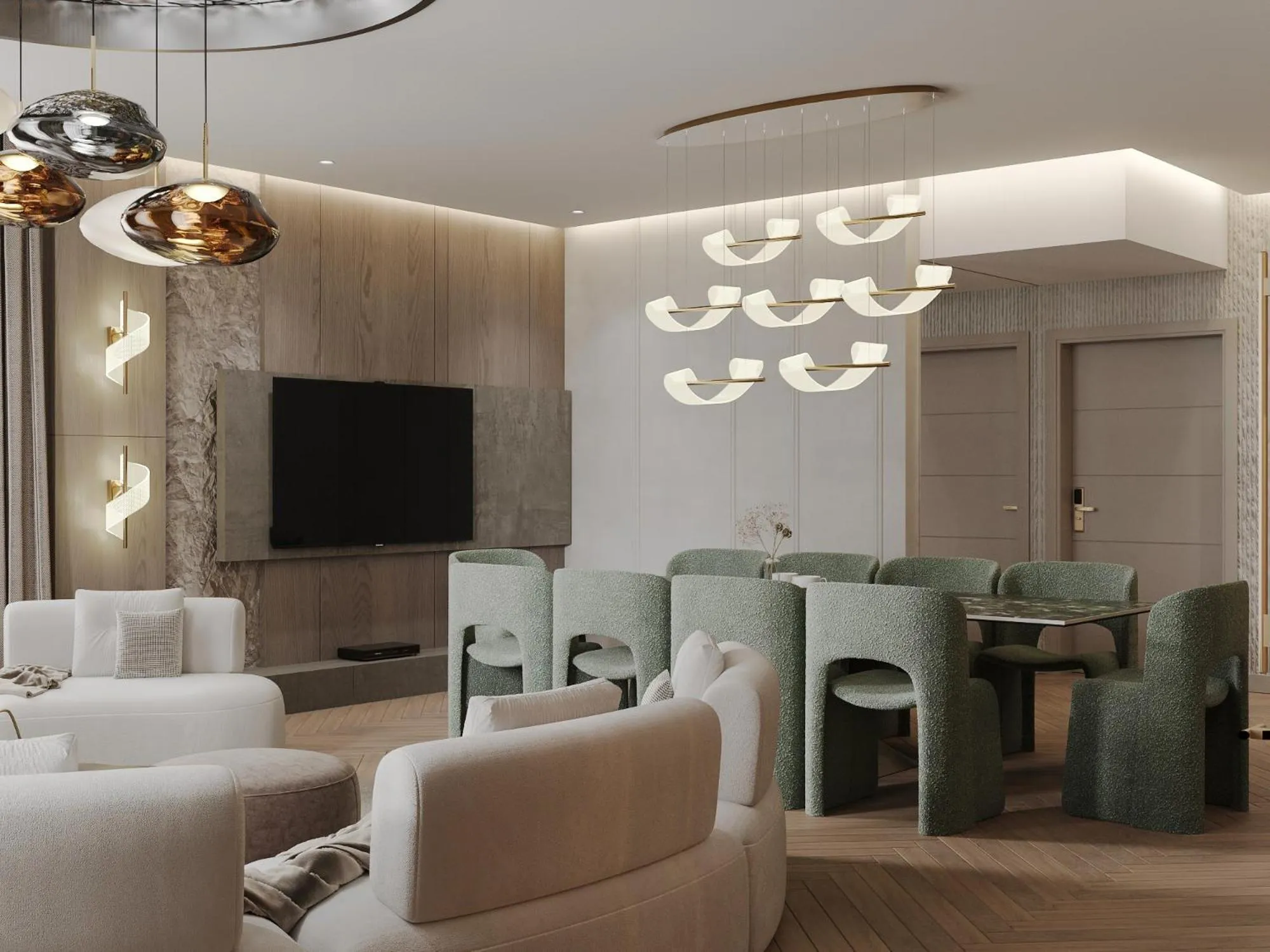 Seating area in Donatello Boutique Hotel