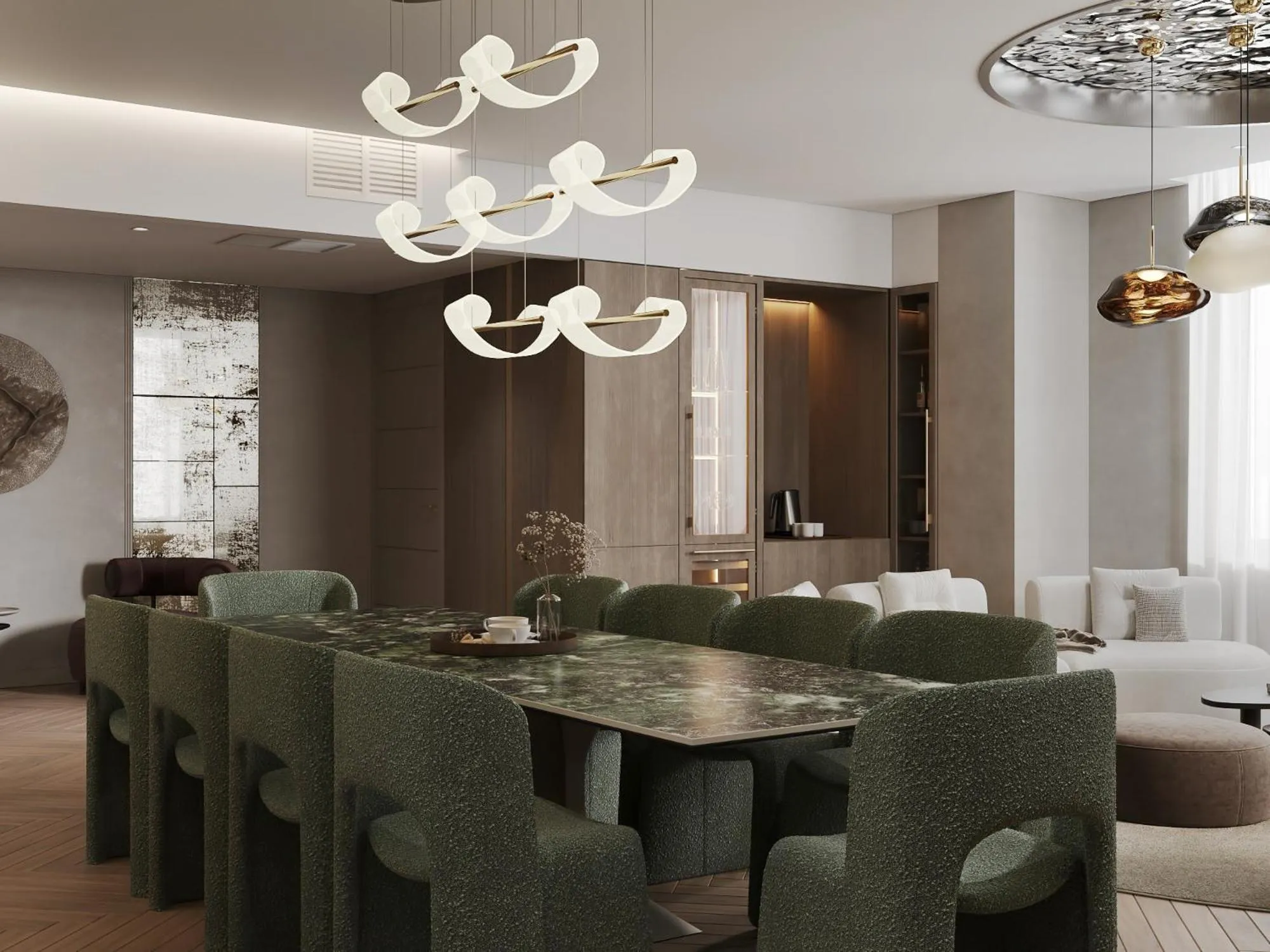 Seating area in Donatello Boutique Hotel