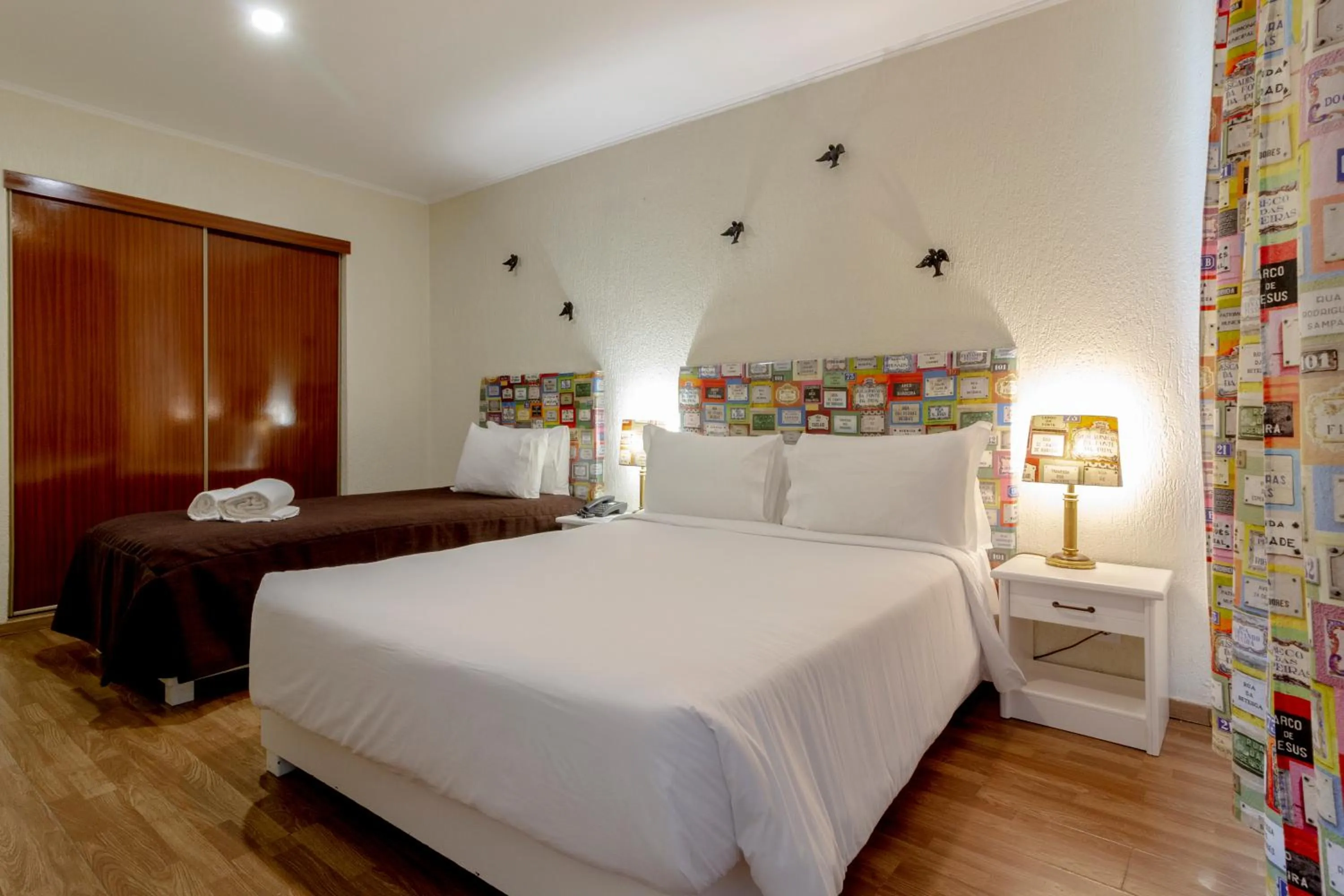 Bed in Hotel A.S. Lisboa