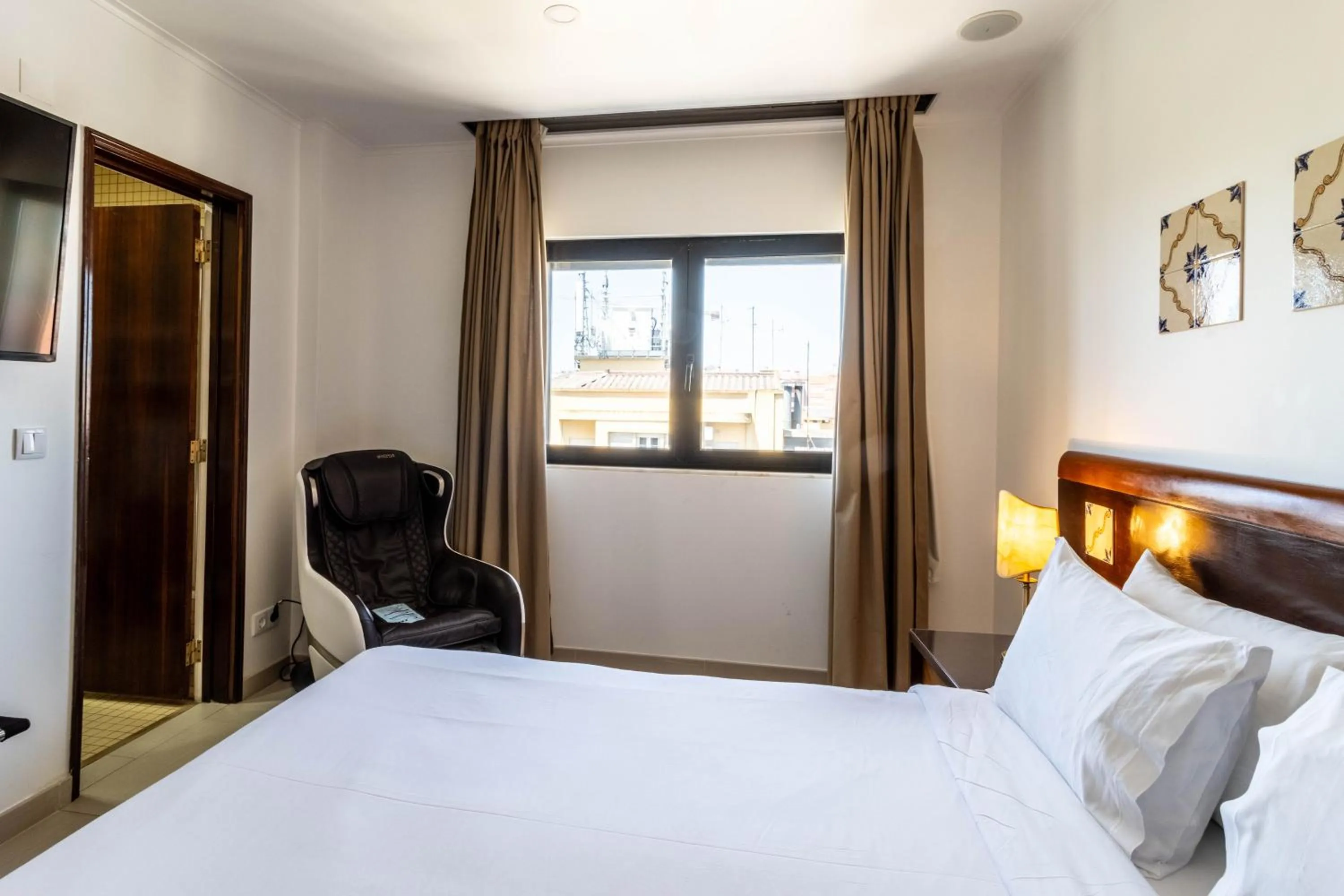 Bed in Hotel A.S. Lisboa