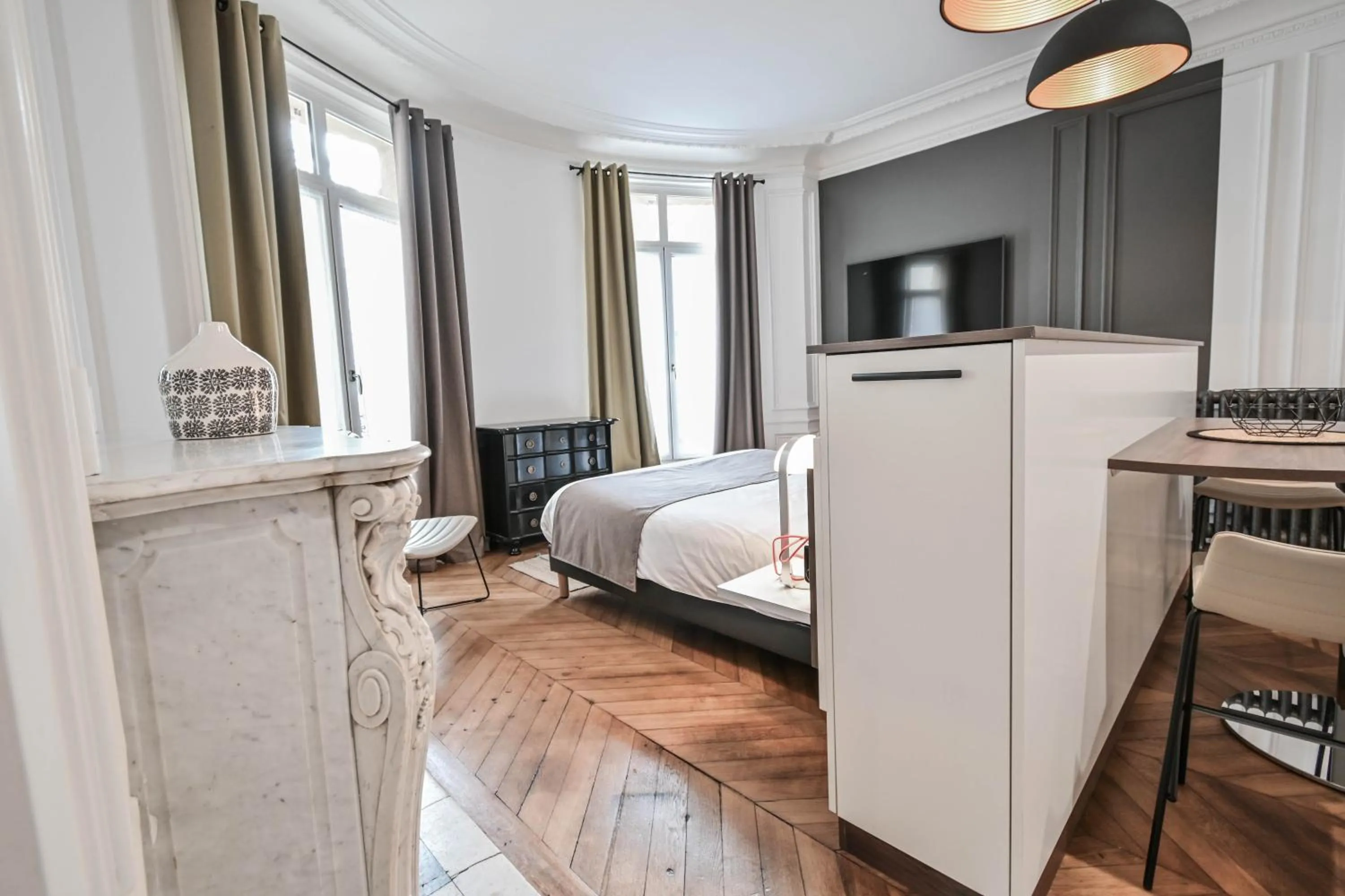 Photo of the whole room, Bed in Les cles du 27 Paris