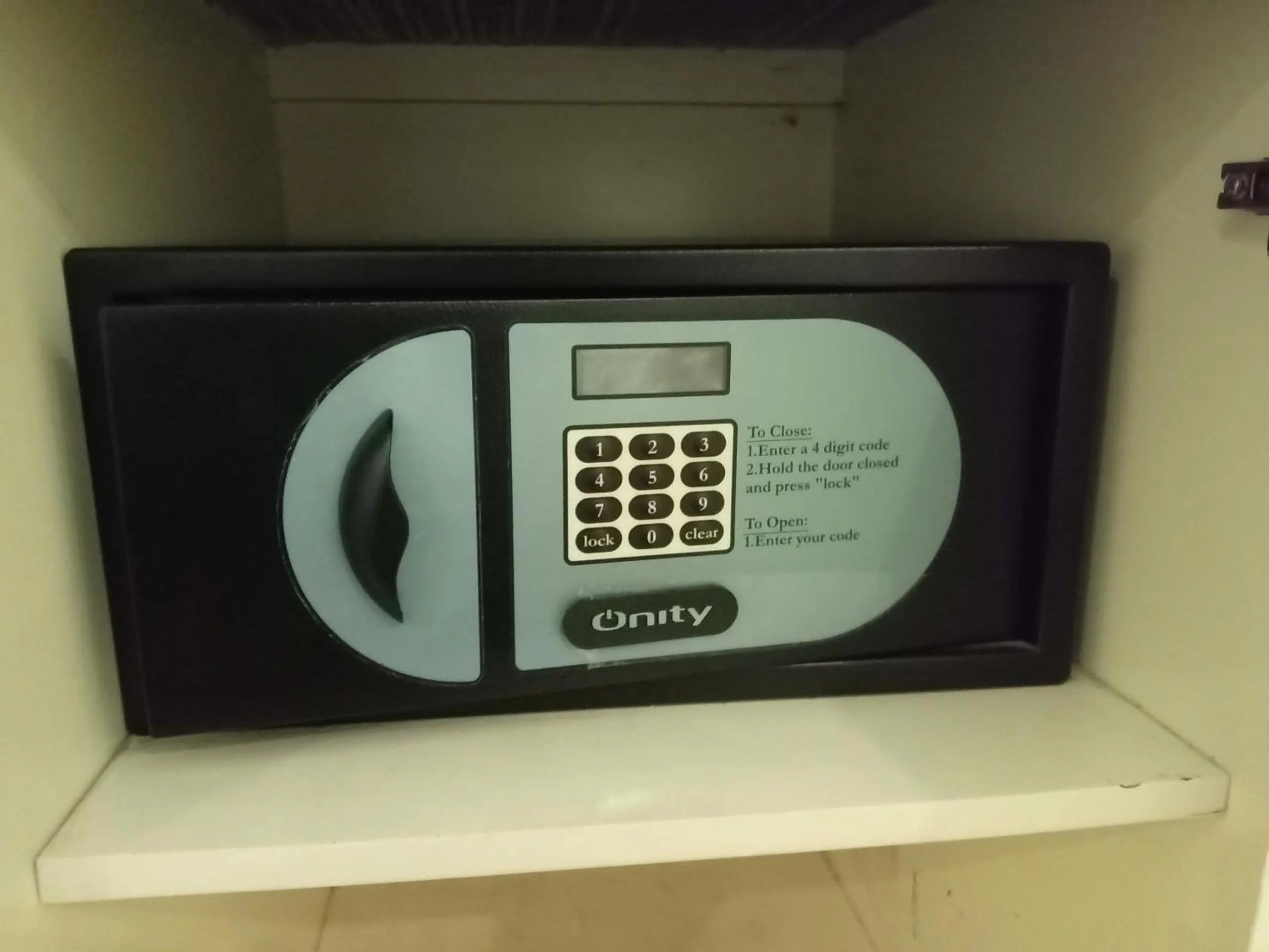 safe in Golden Silk Boutique Hotel