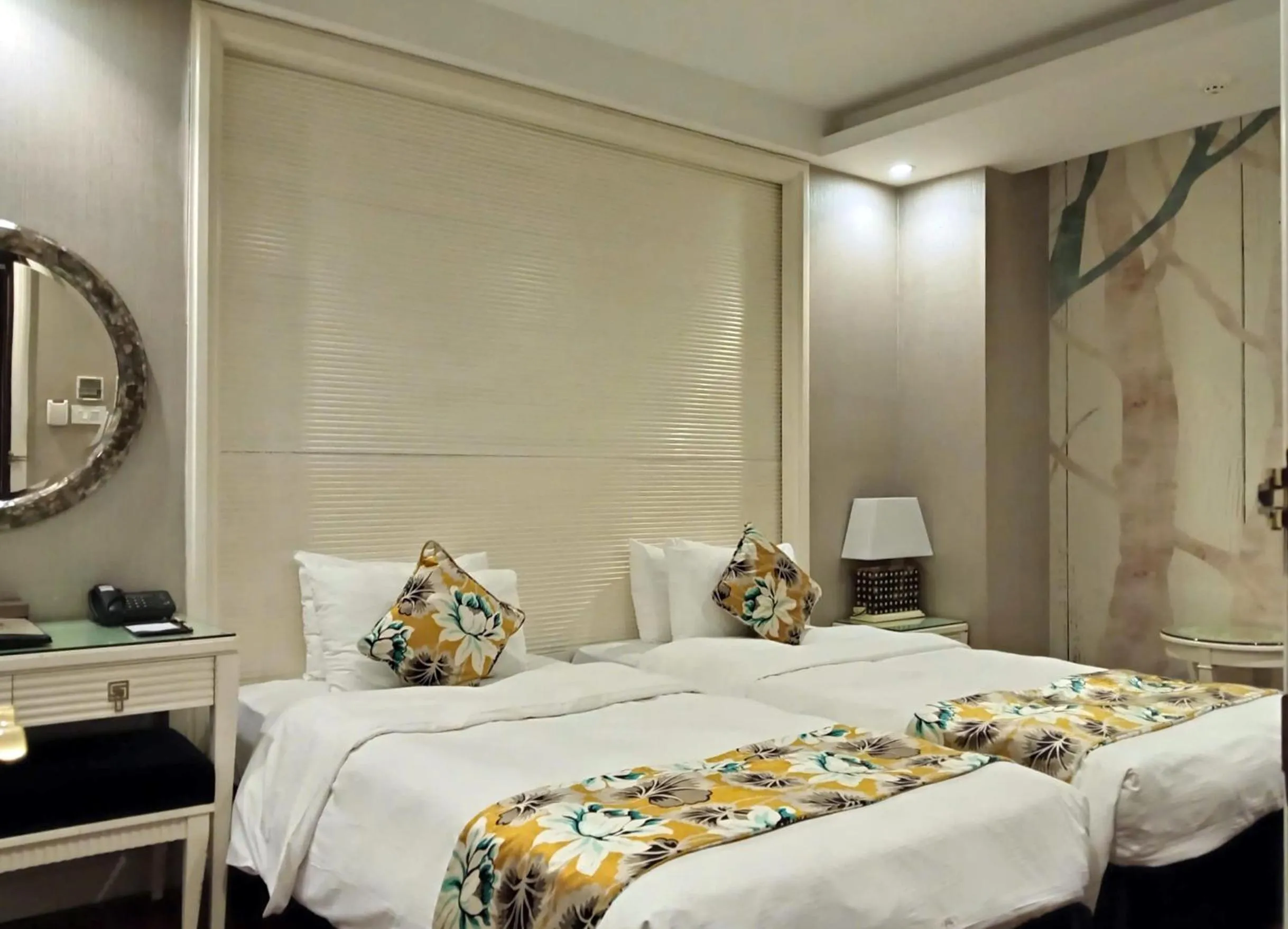 Bed in Golden Silk Boutique Hotel