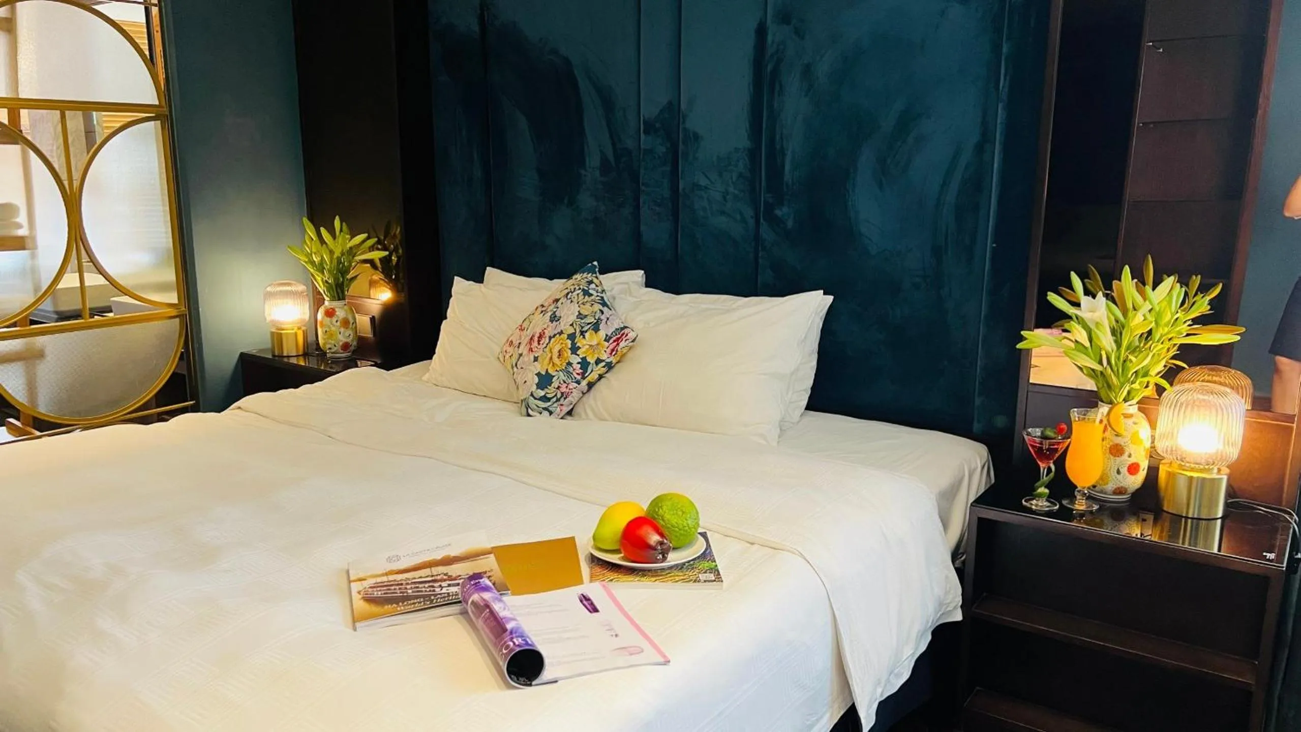 Bed in Golden Silk Boutique Hotel