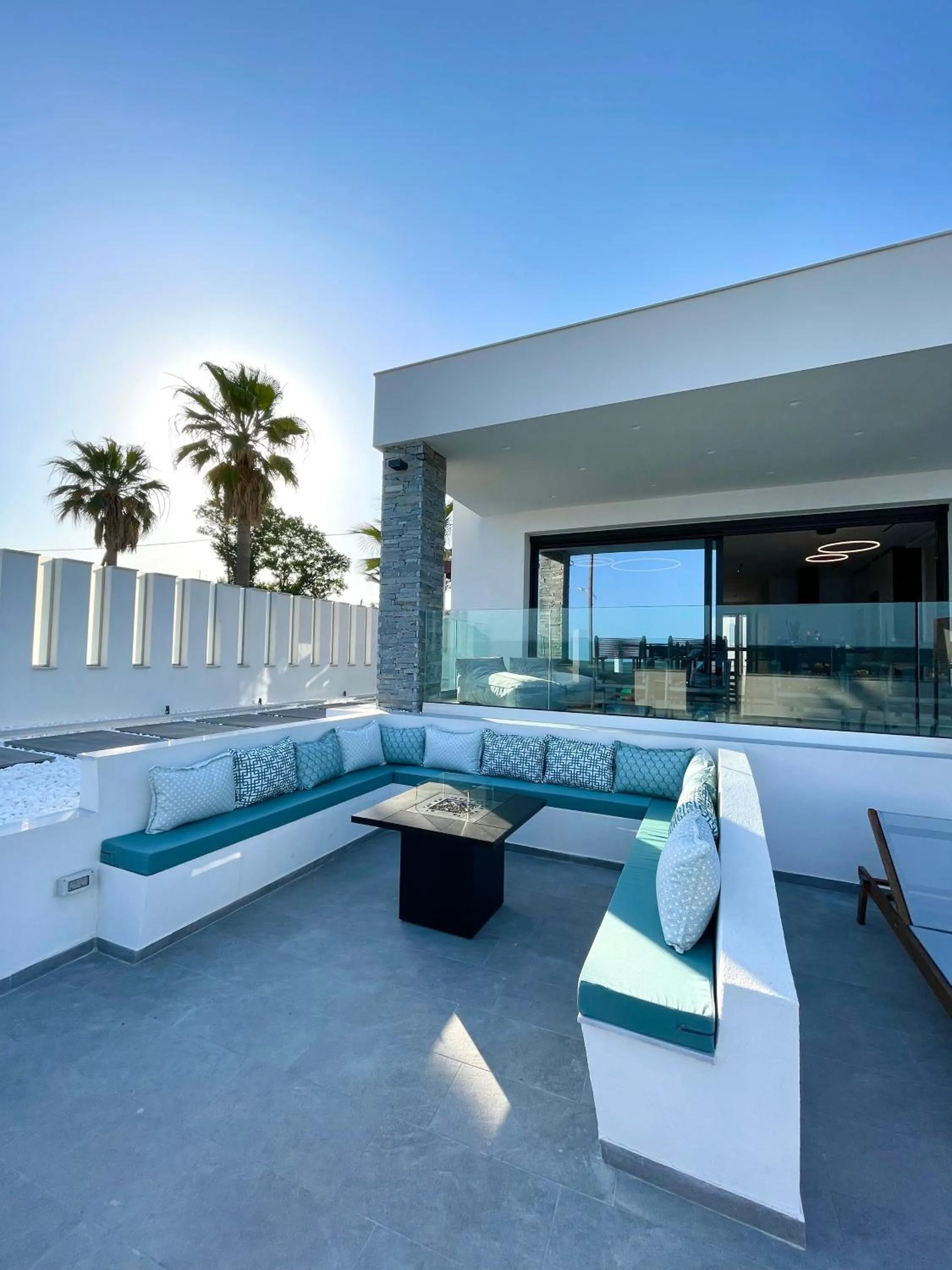 Balcony/Terrace in Poseidon Beach Hotel