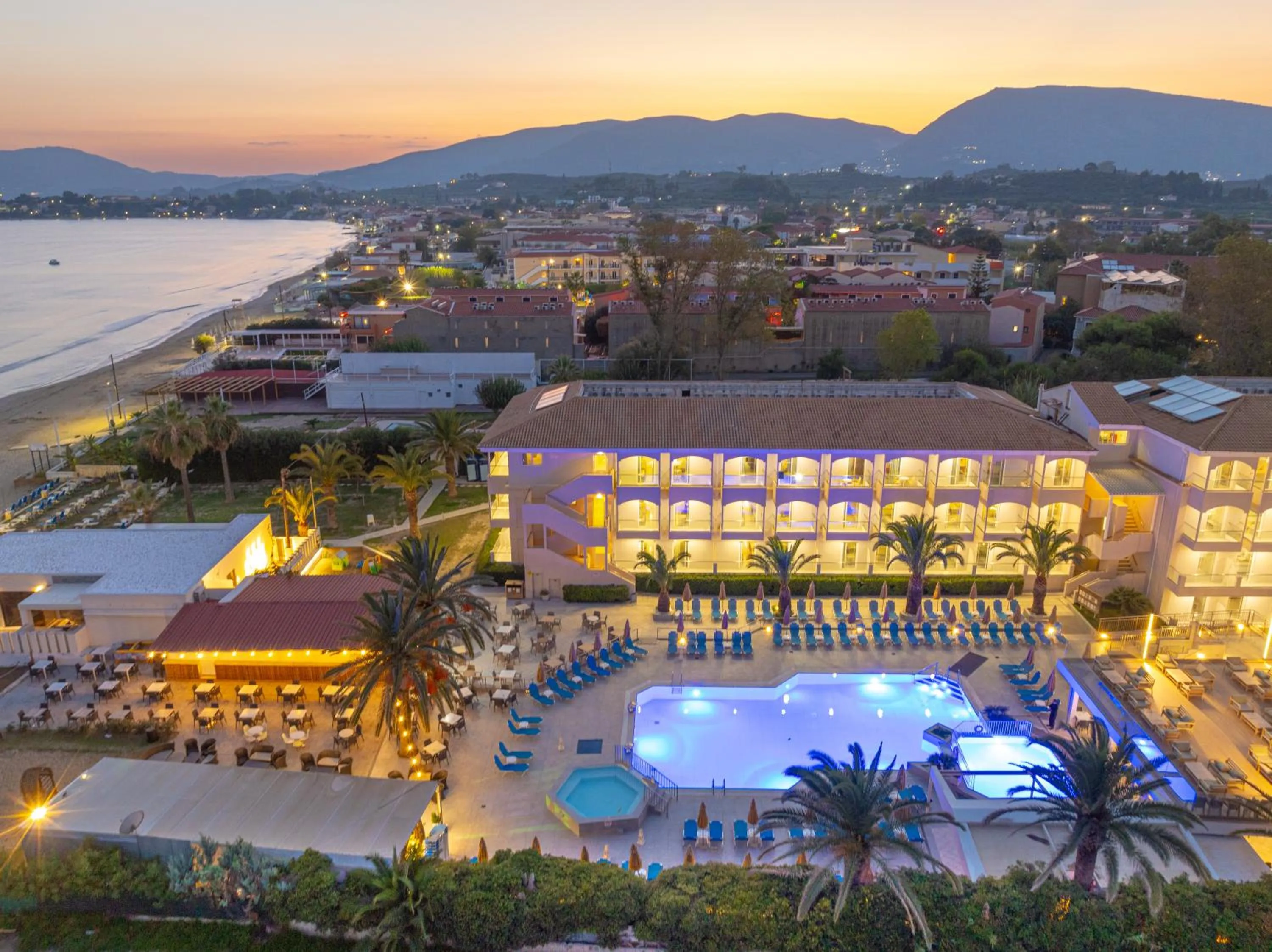 Swimming pool in Poseidon Beach Hotel