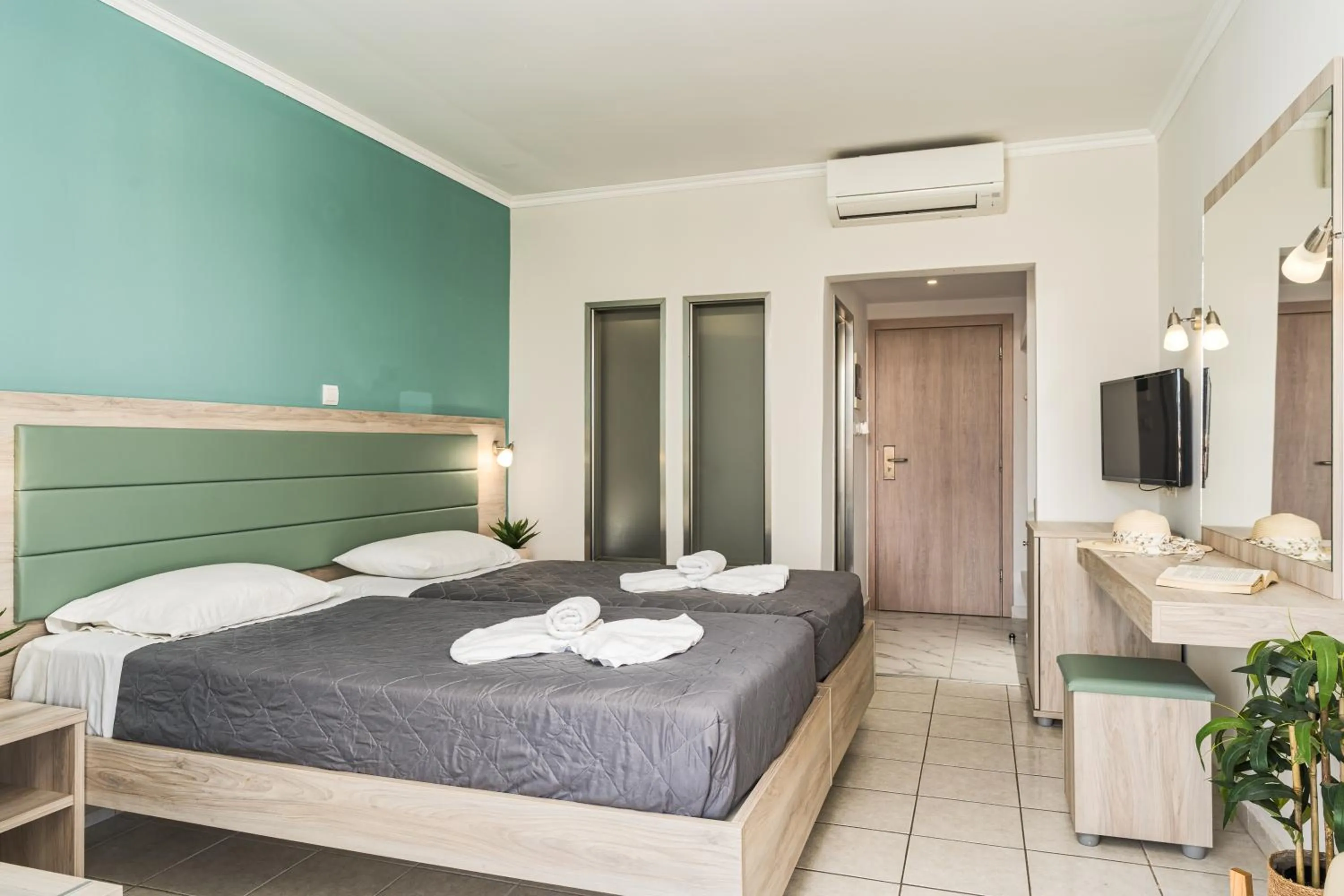 Photo of the whole room, Bed in Poseidon Beach Hotel