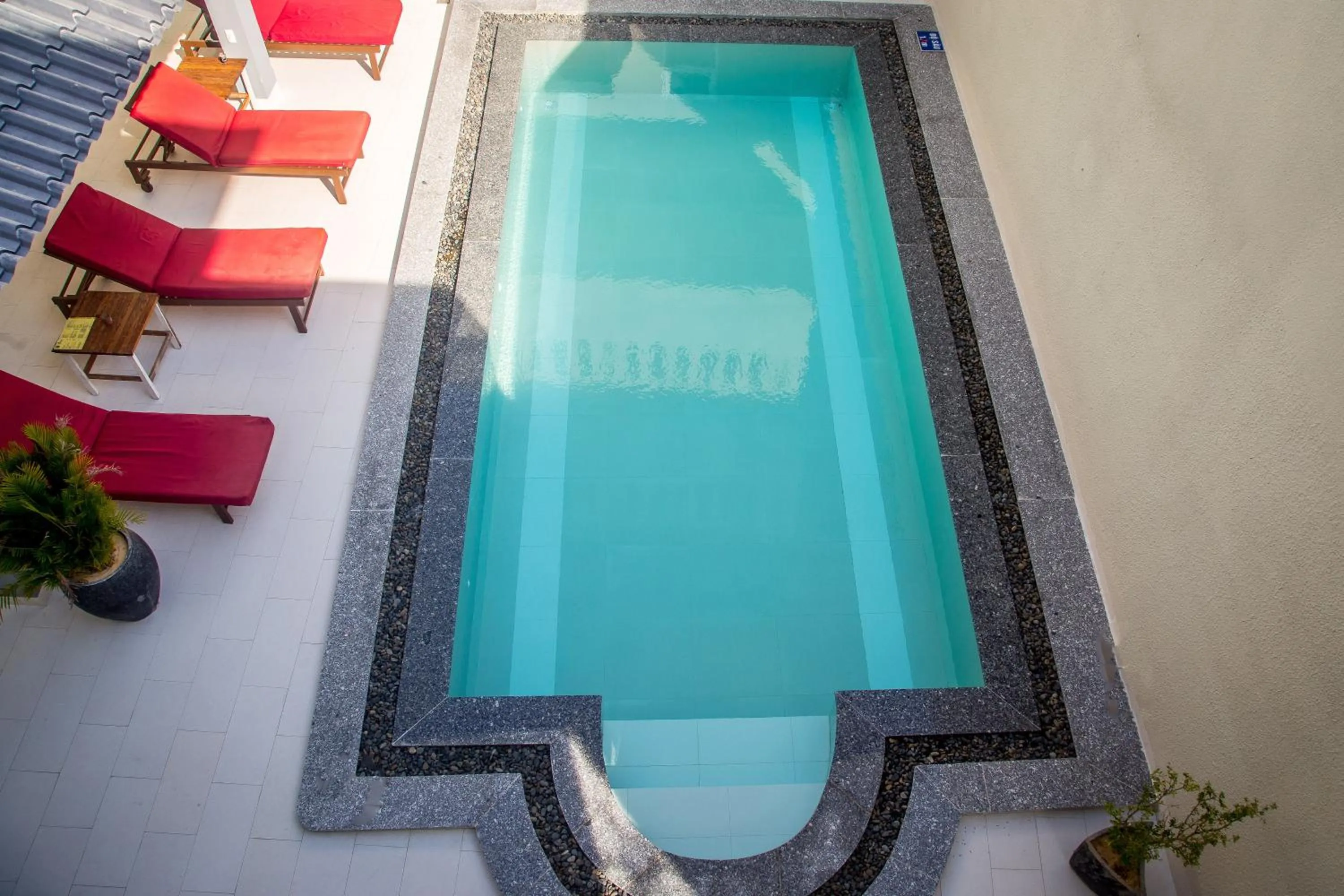 Pool view in Mui Ne Hills Budget Hotel