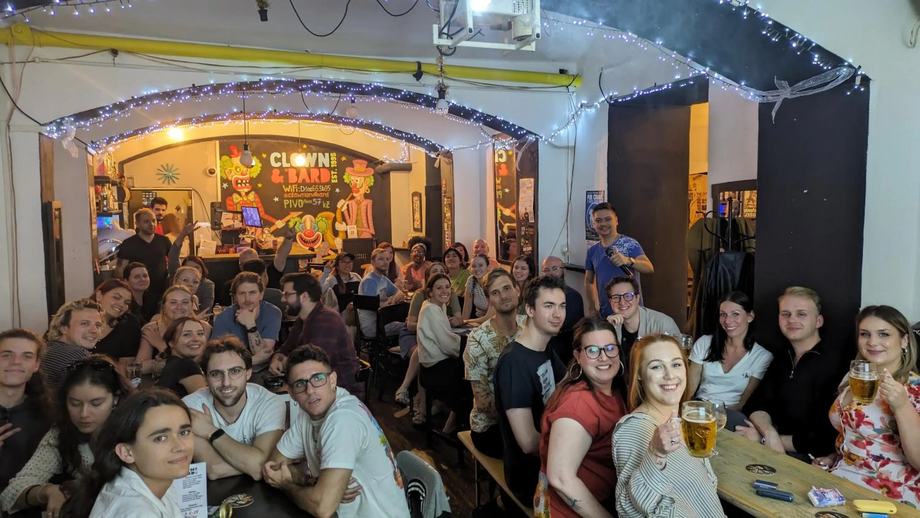 Lounge or bar in Clown and Bard Hostel