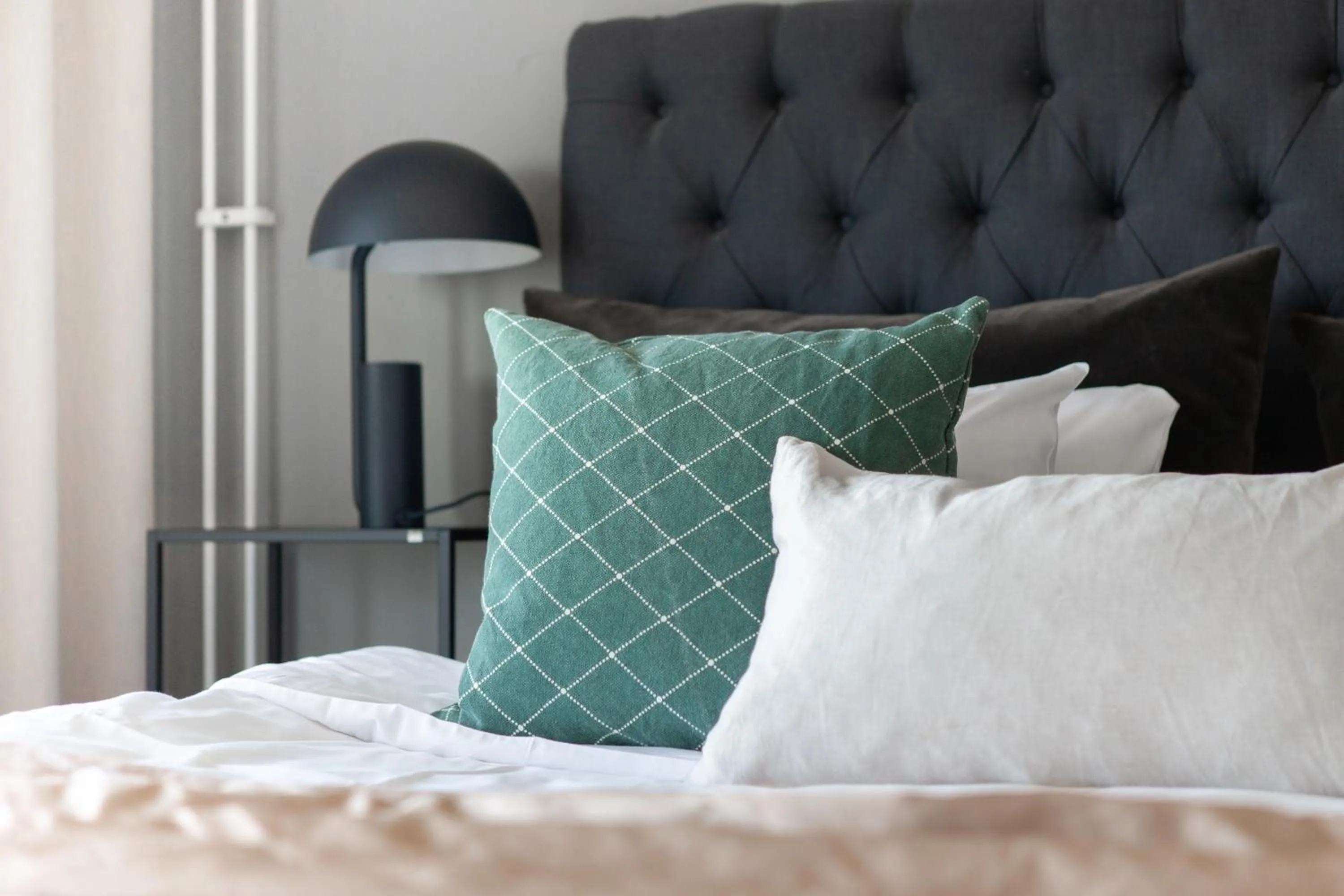 Bedroom, Bed in Hotell Bogesund