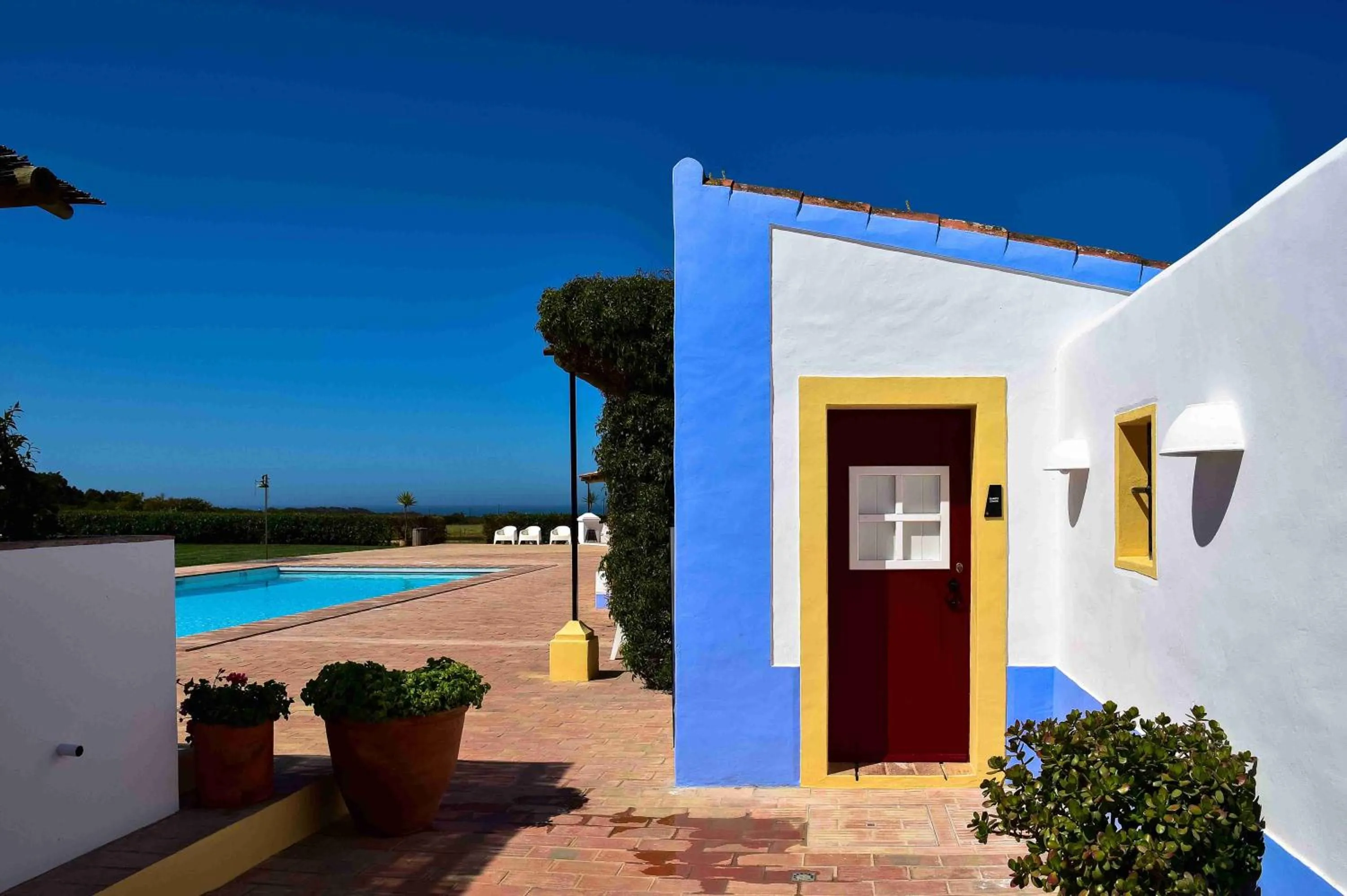 Inner courtyard view in Herdade Do Touril