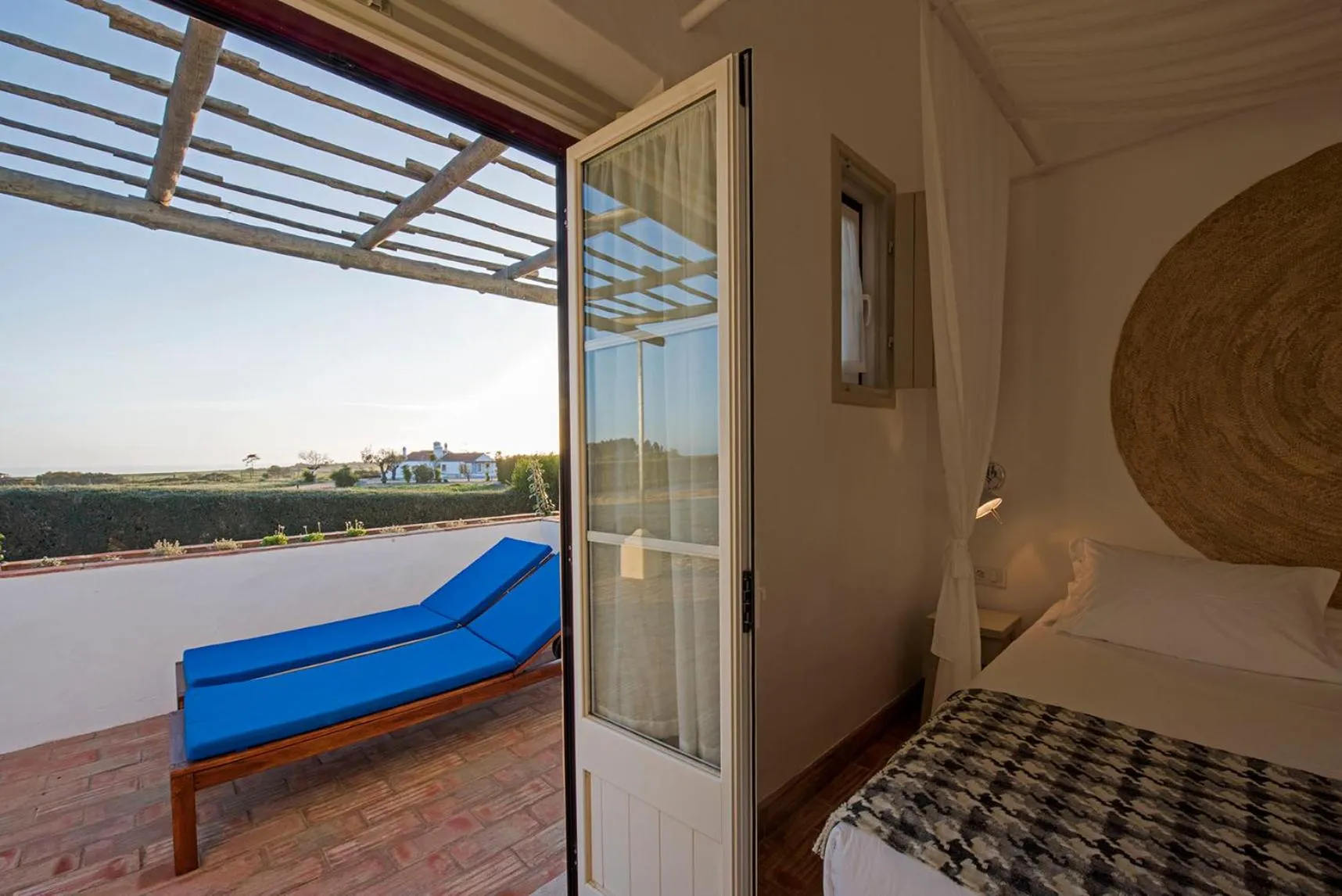 Balcony/Terrace, Bed in Herdade Do Touril