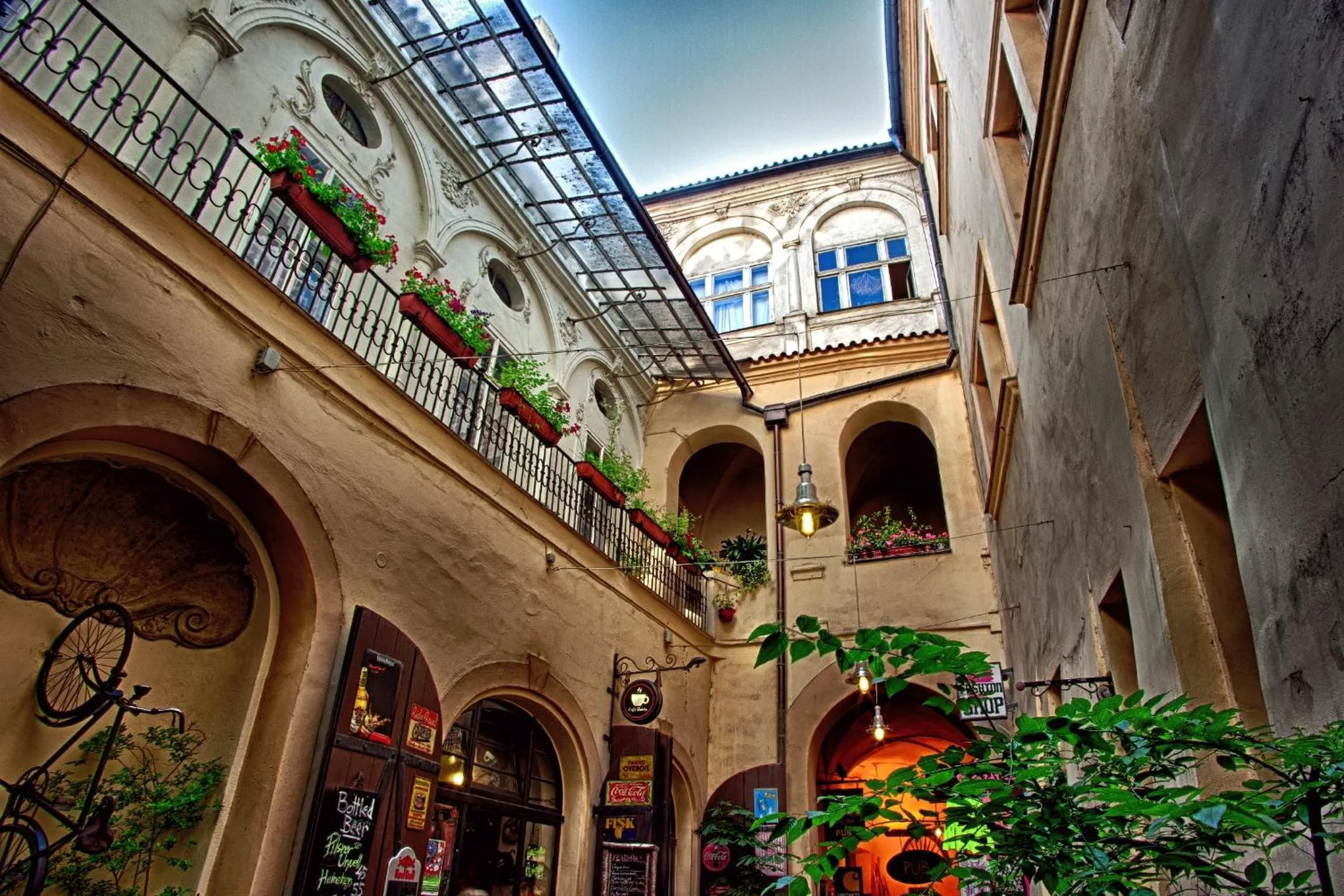 Patio in Karlova 25 Apartments
