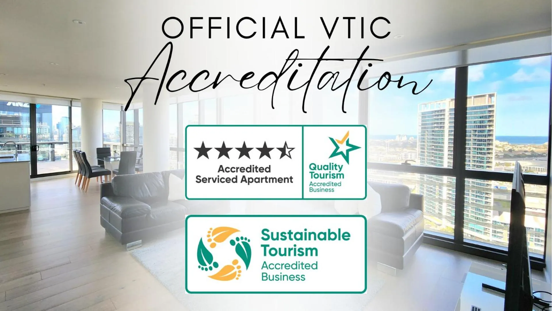 Property logo or sign in Melbourne Lifestyle Apartments - Best Views on Collins