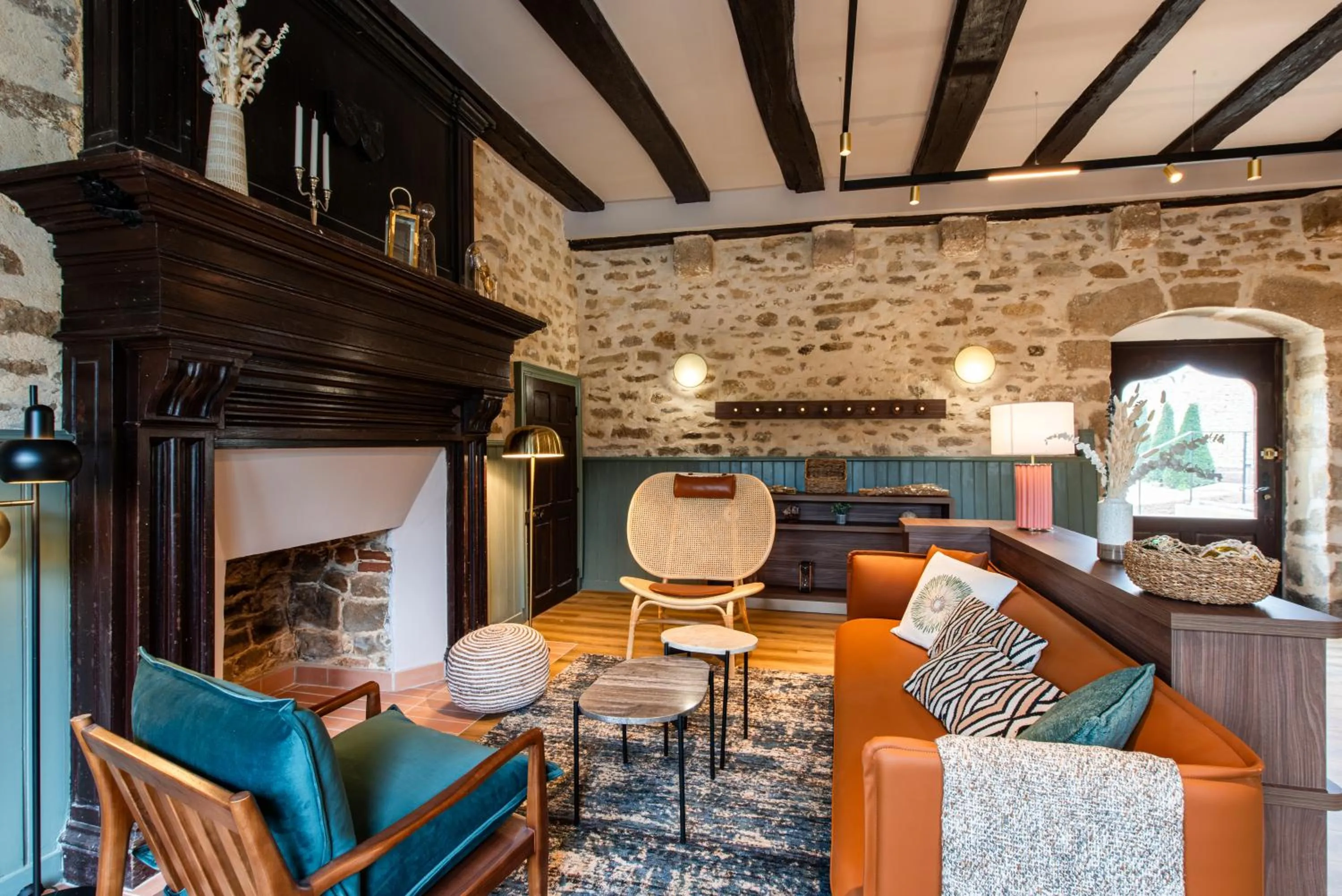 Living room in La Maison OBONO Hôtel & Spa