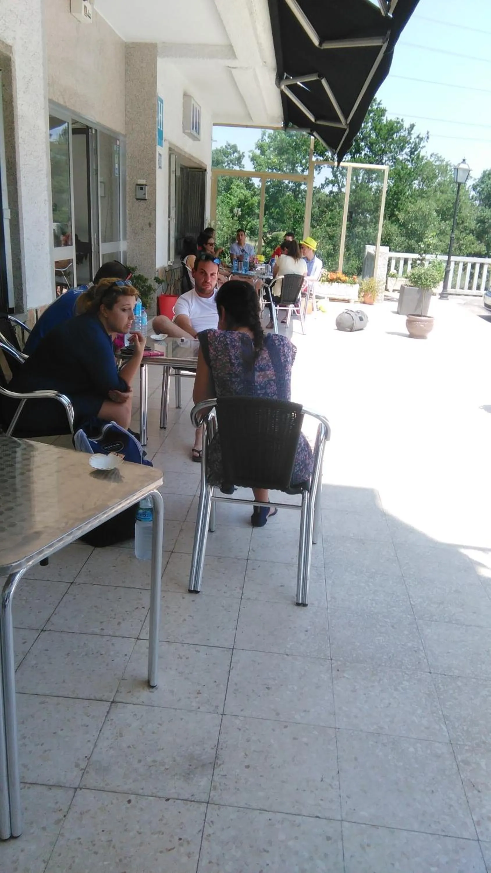 Patio in Hotel Conde