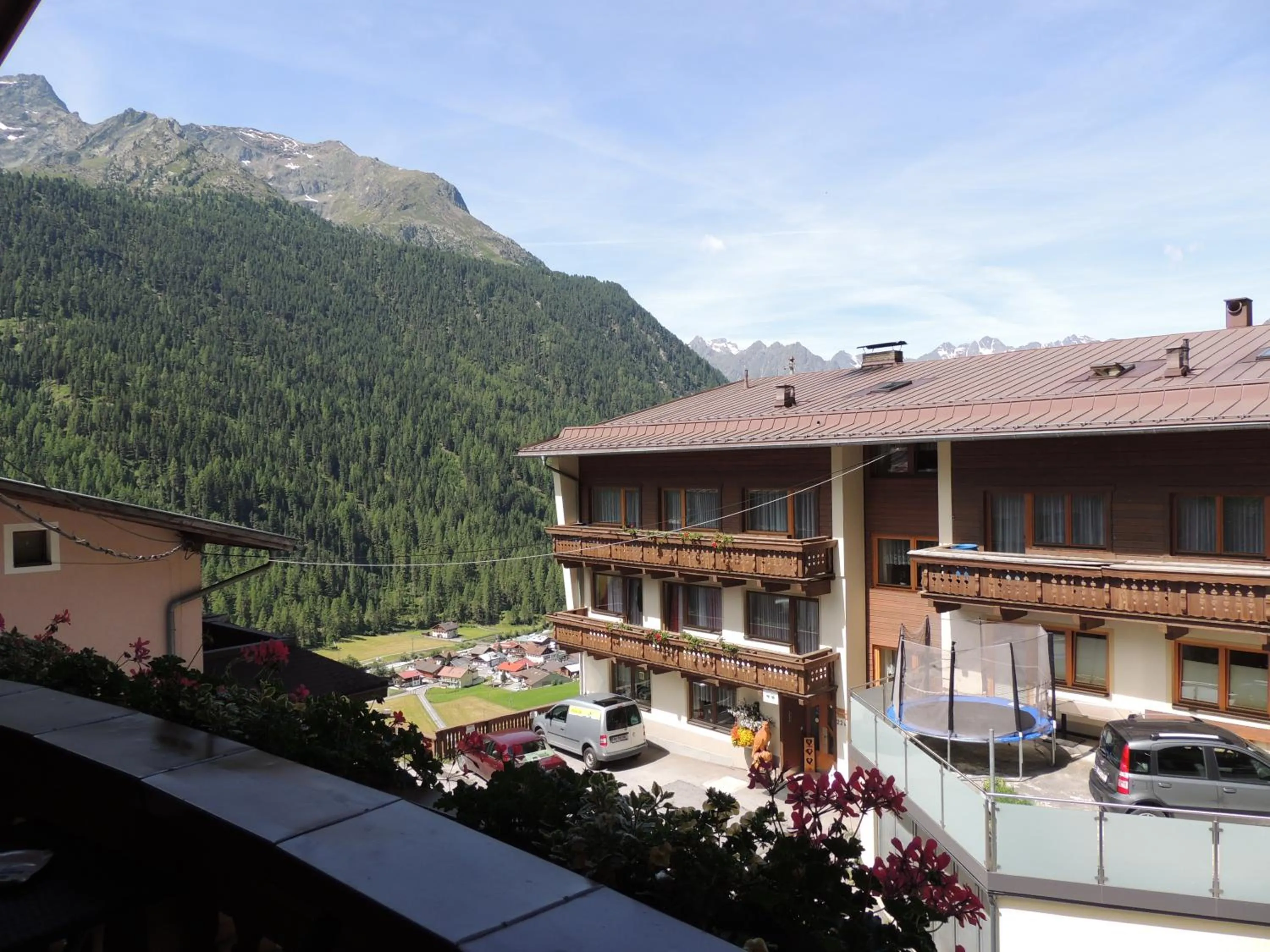 Balcony/Terrace in Pension Winnebach