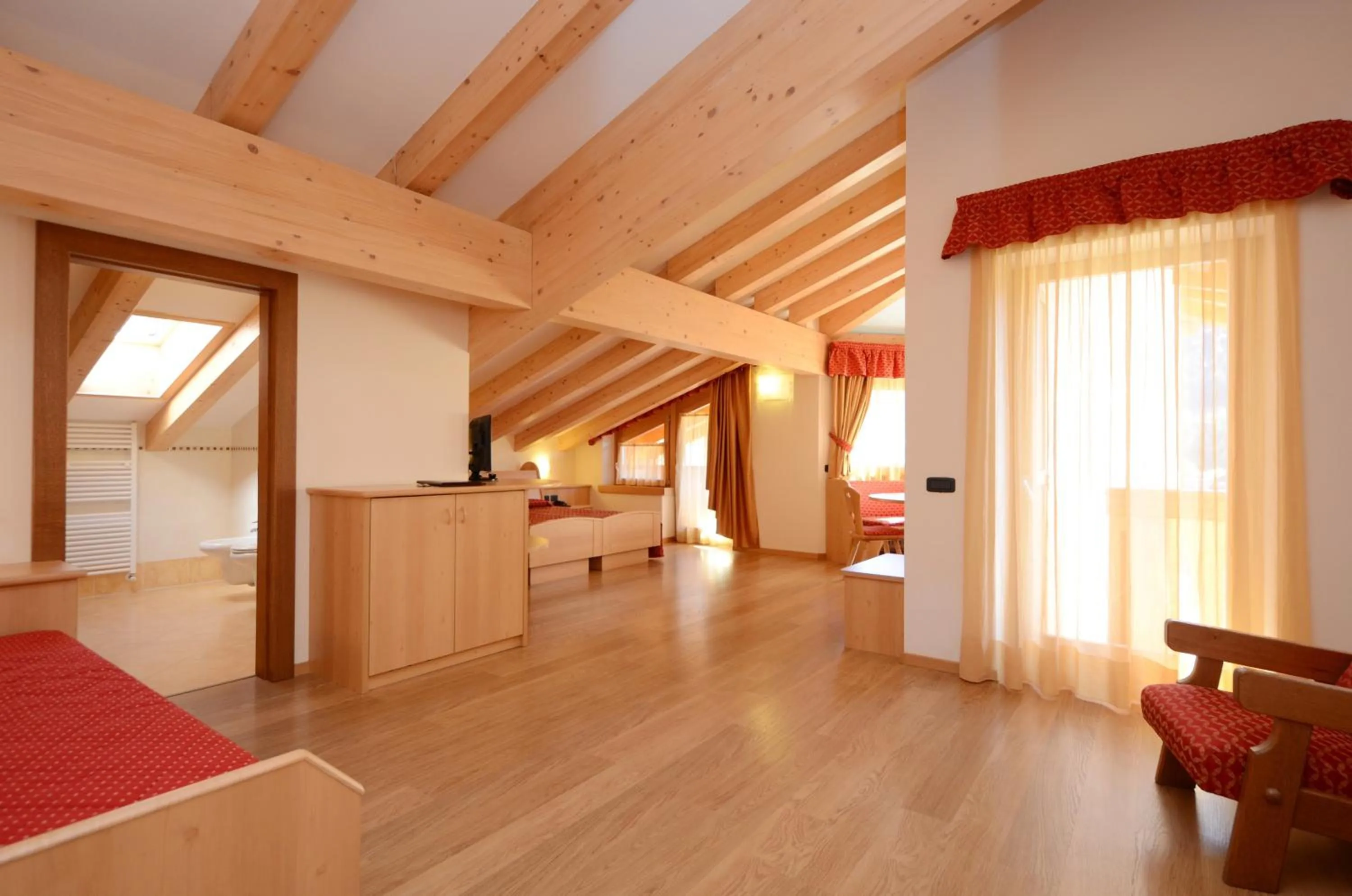 Bed in Hotel La Soldanella