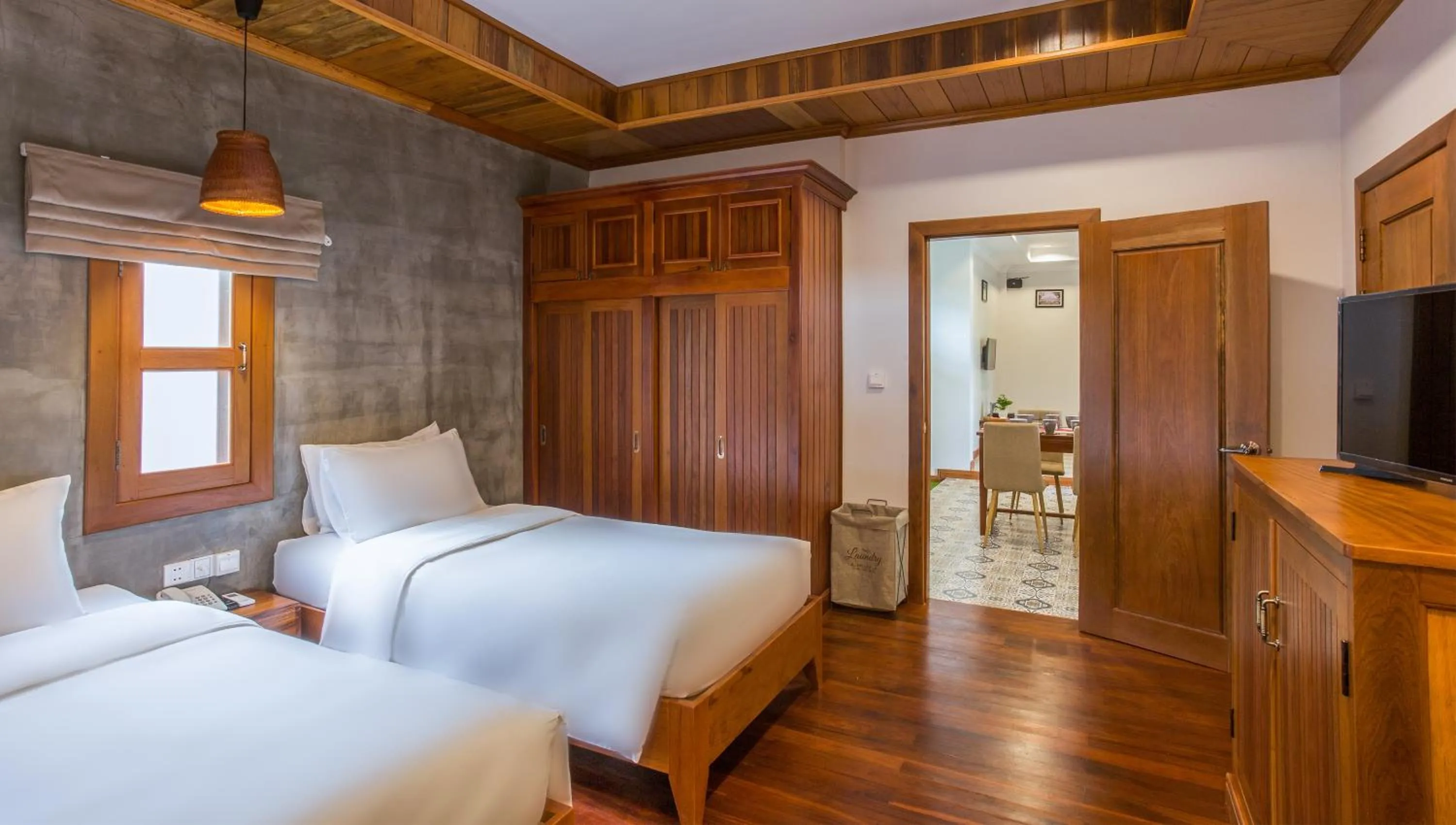 Bed in BB Angkor Green Resort