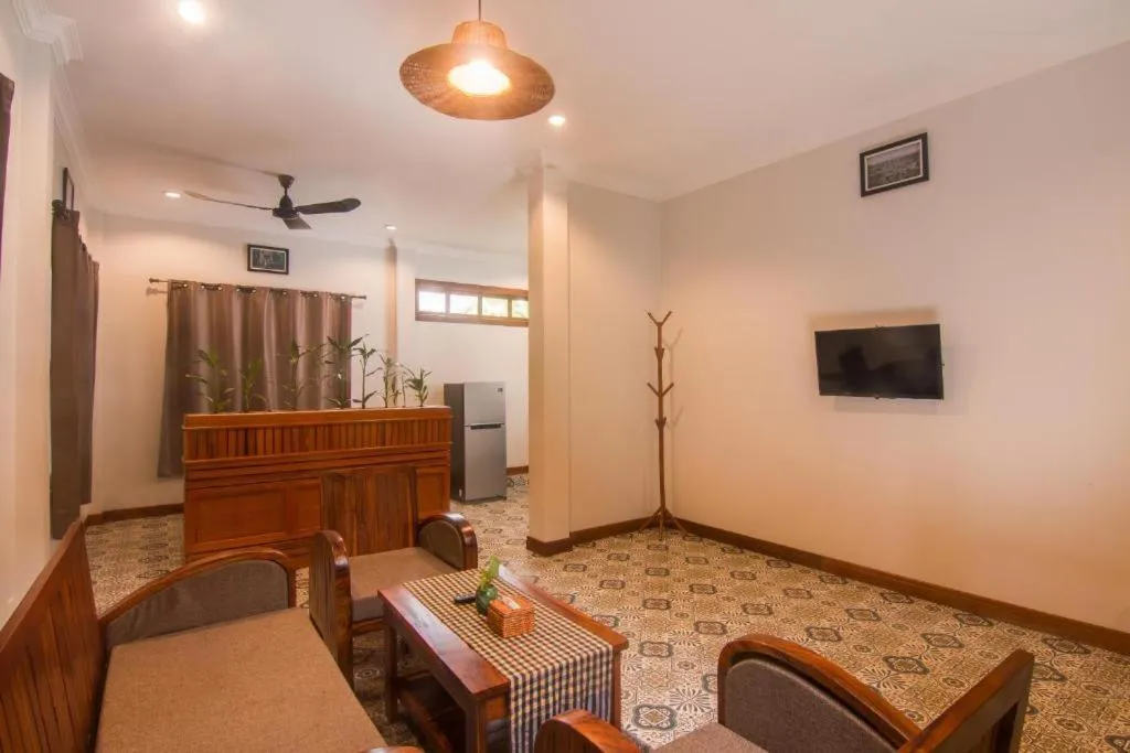 Living room in BB Angkor Green Resort