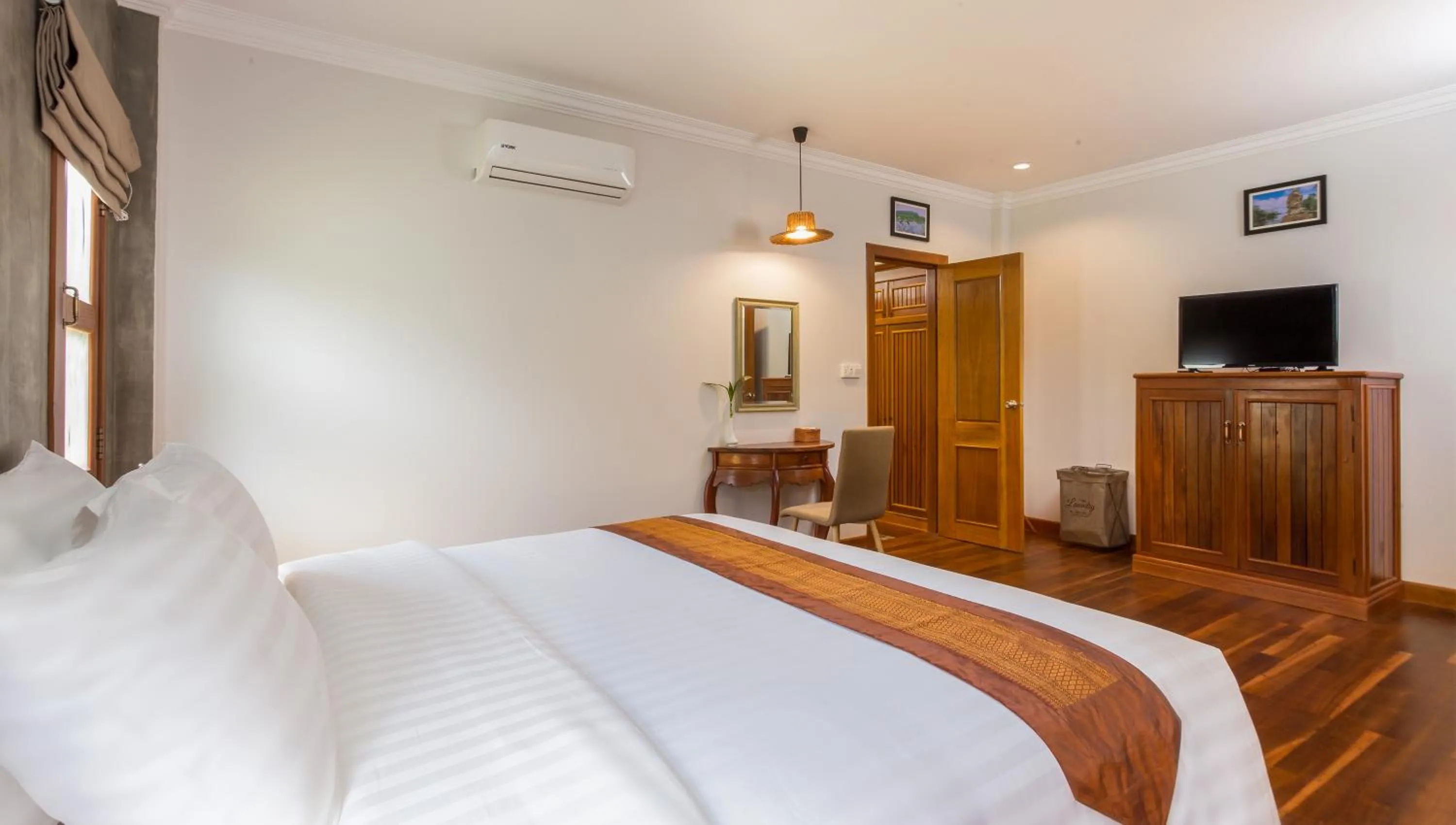 Bed in BB Angkor Green Resort