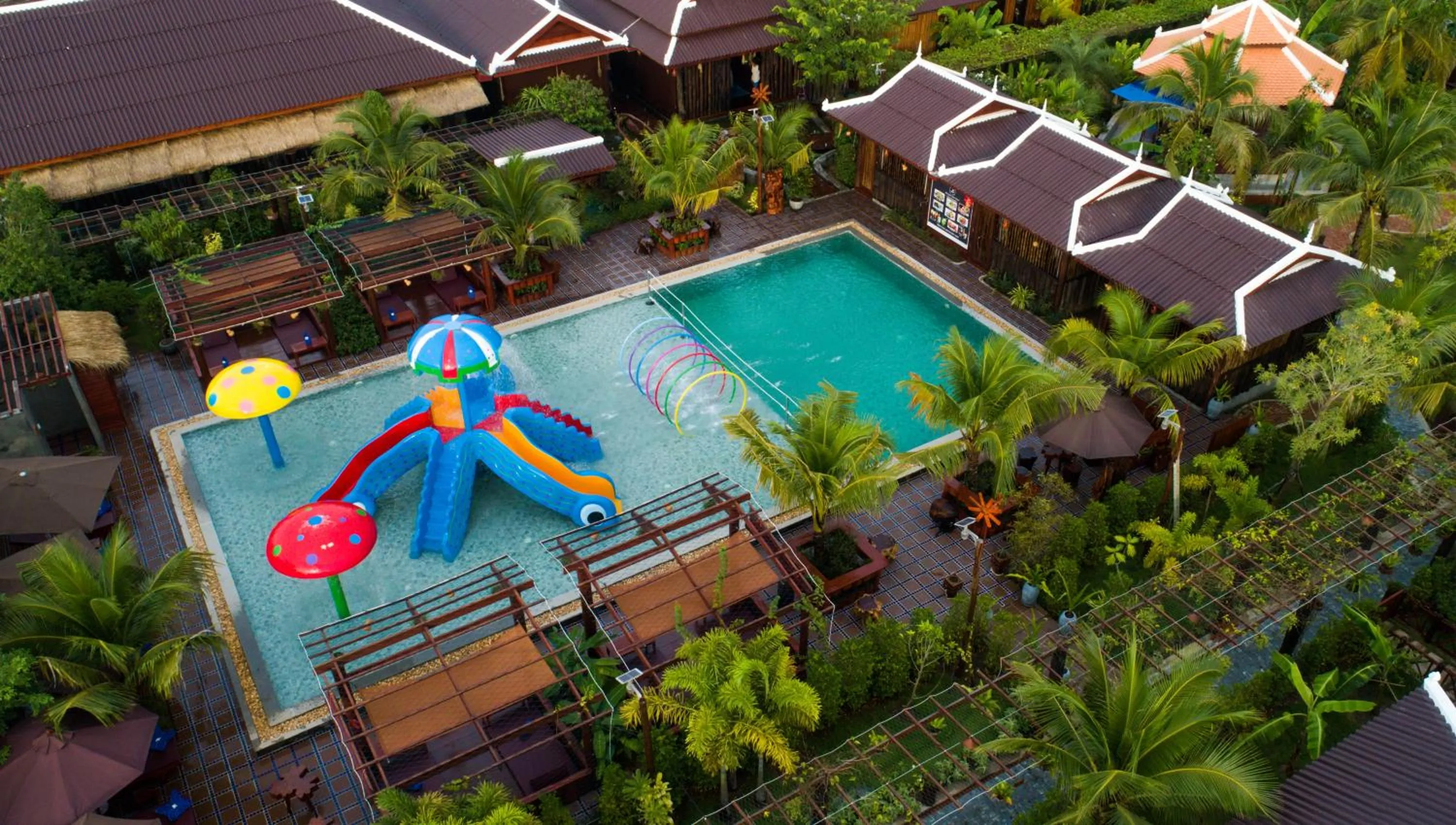 Bird's eye view in BB Angkor Green Resort