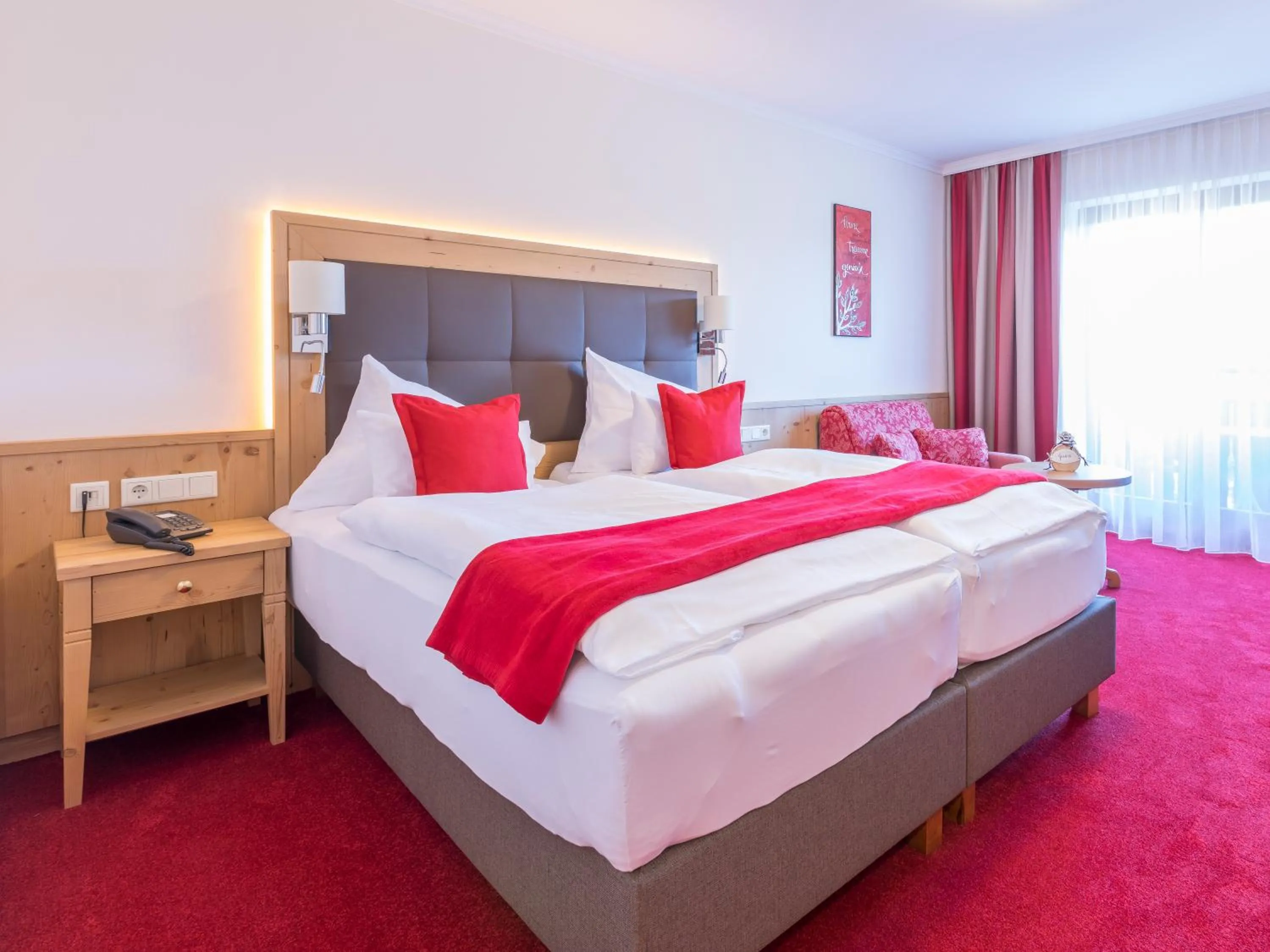 Bed in Vitalhotel Marienhof