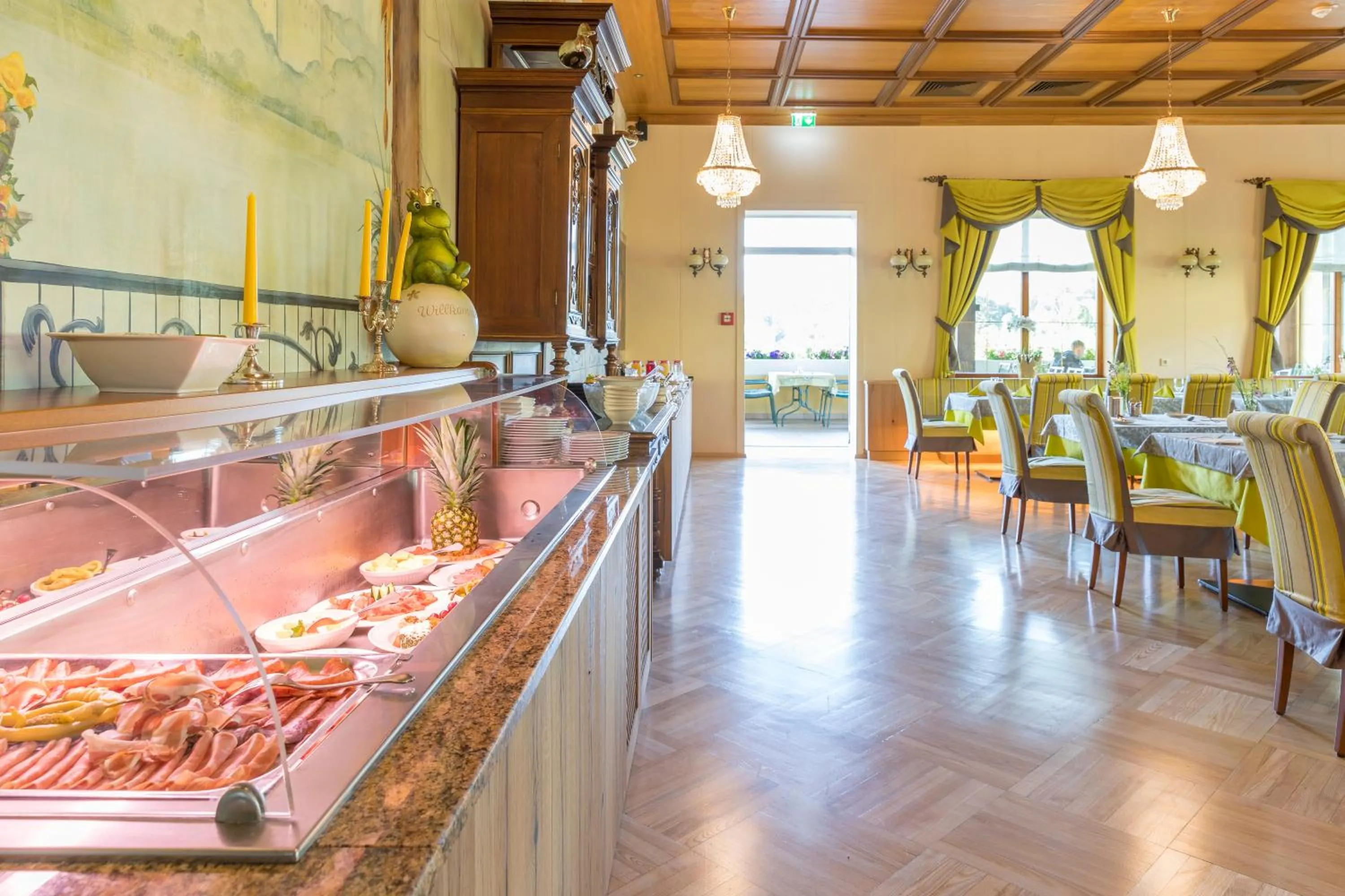 Buffet breakfast in Vitalhotel Marienhof