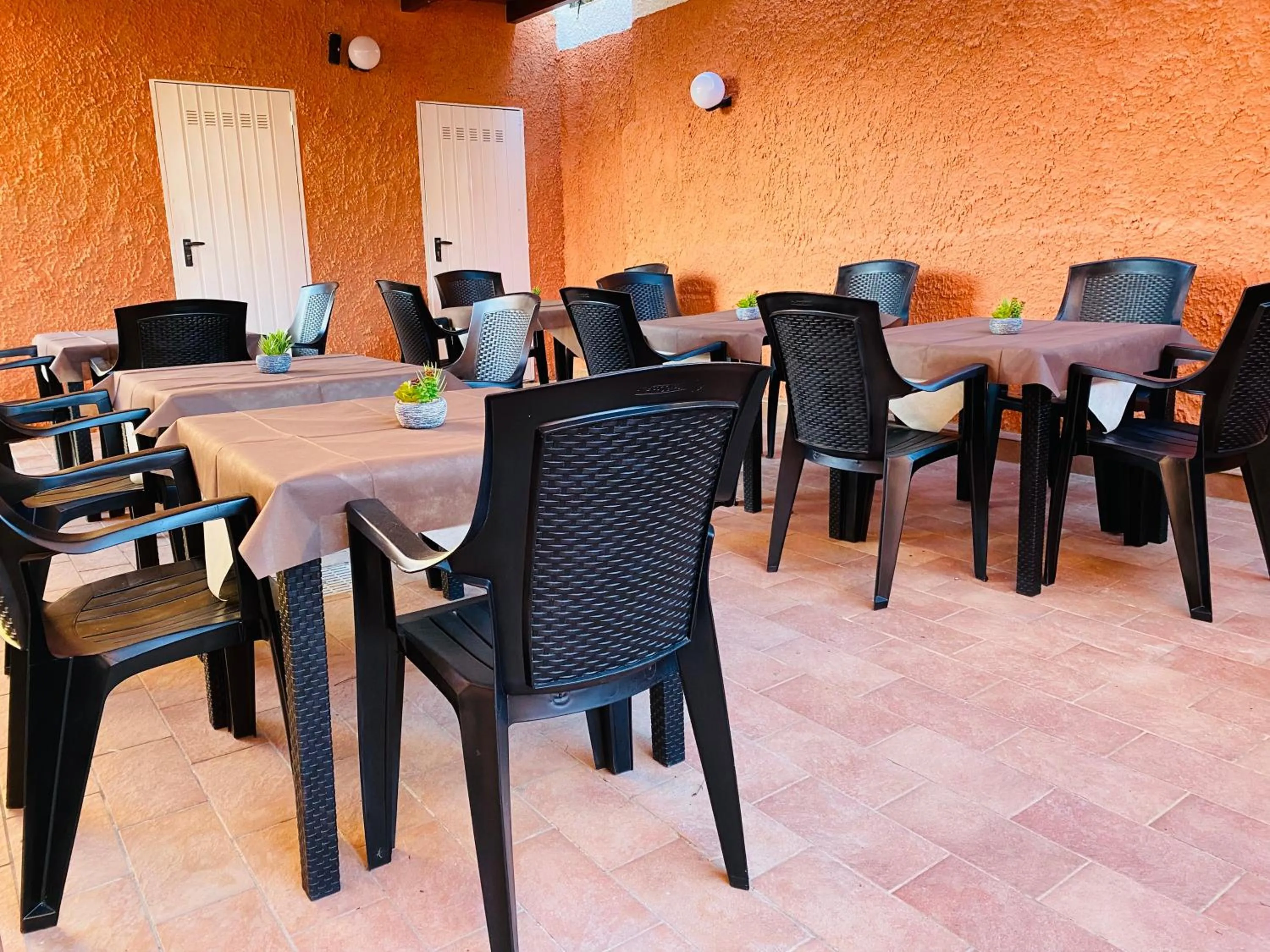 Seating area in Villa Marogna