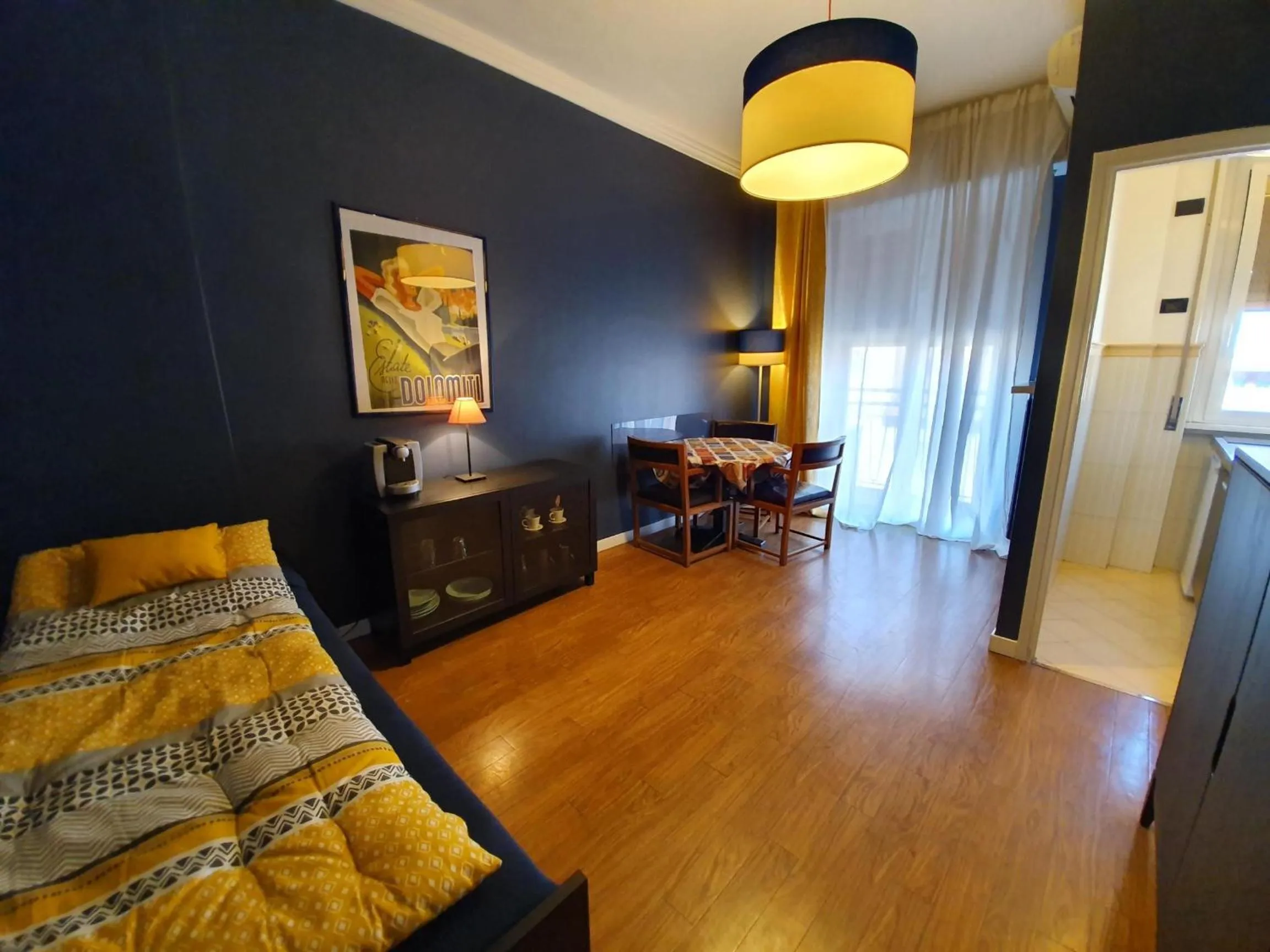 Living room, Bed in Residence Pian della Nave