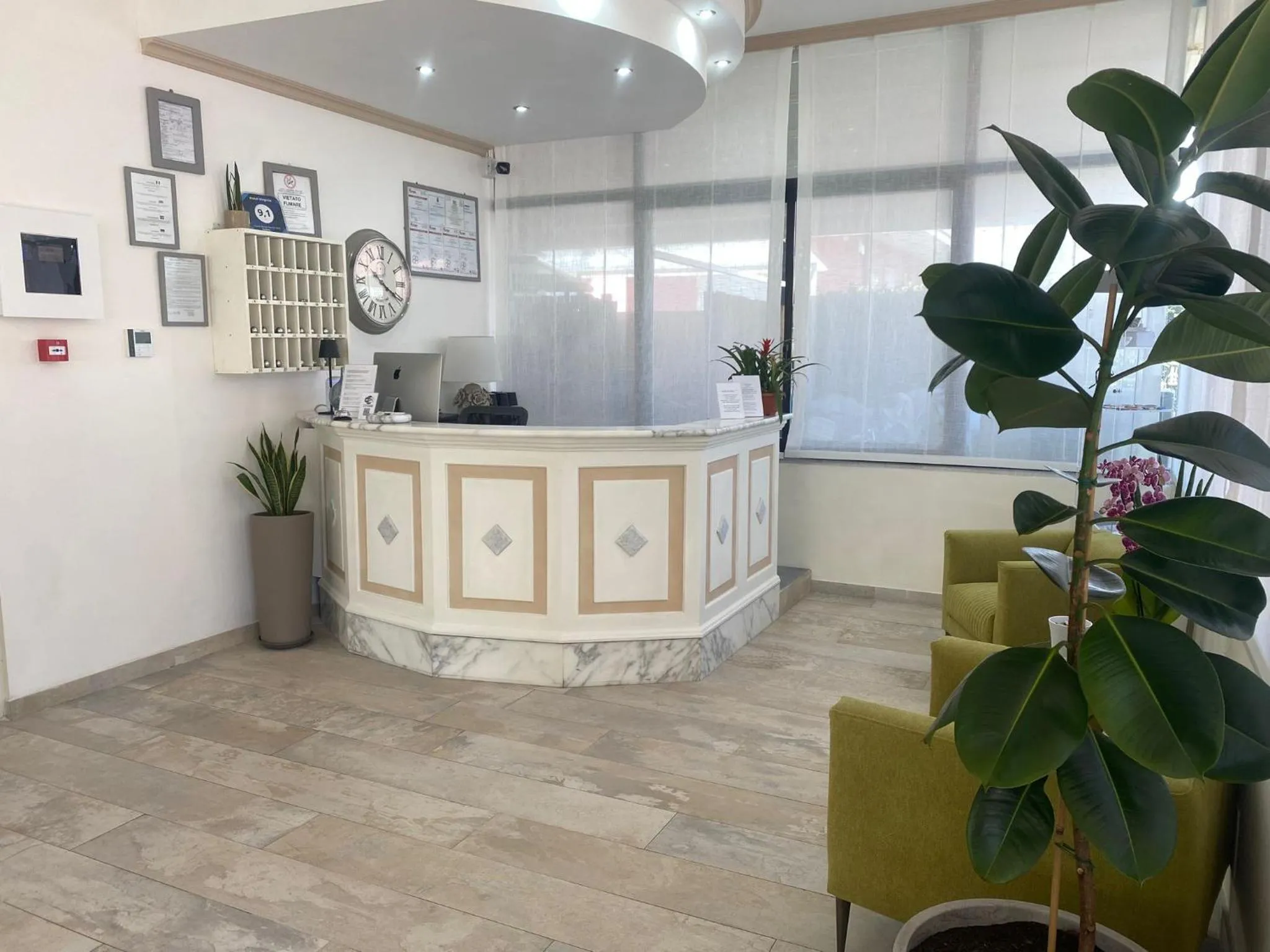 Lobby or reception in Hotel Virginia