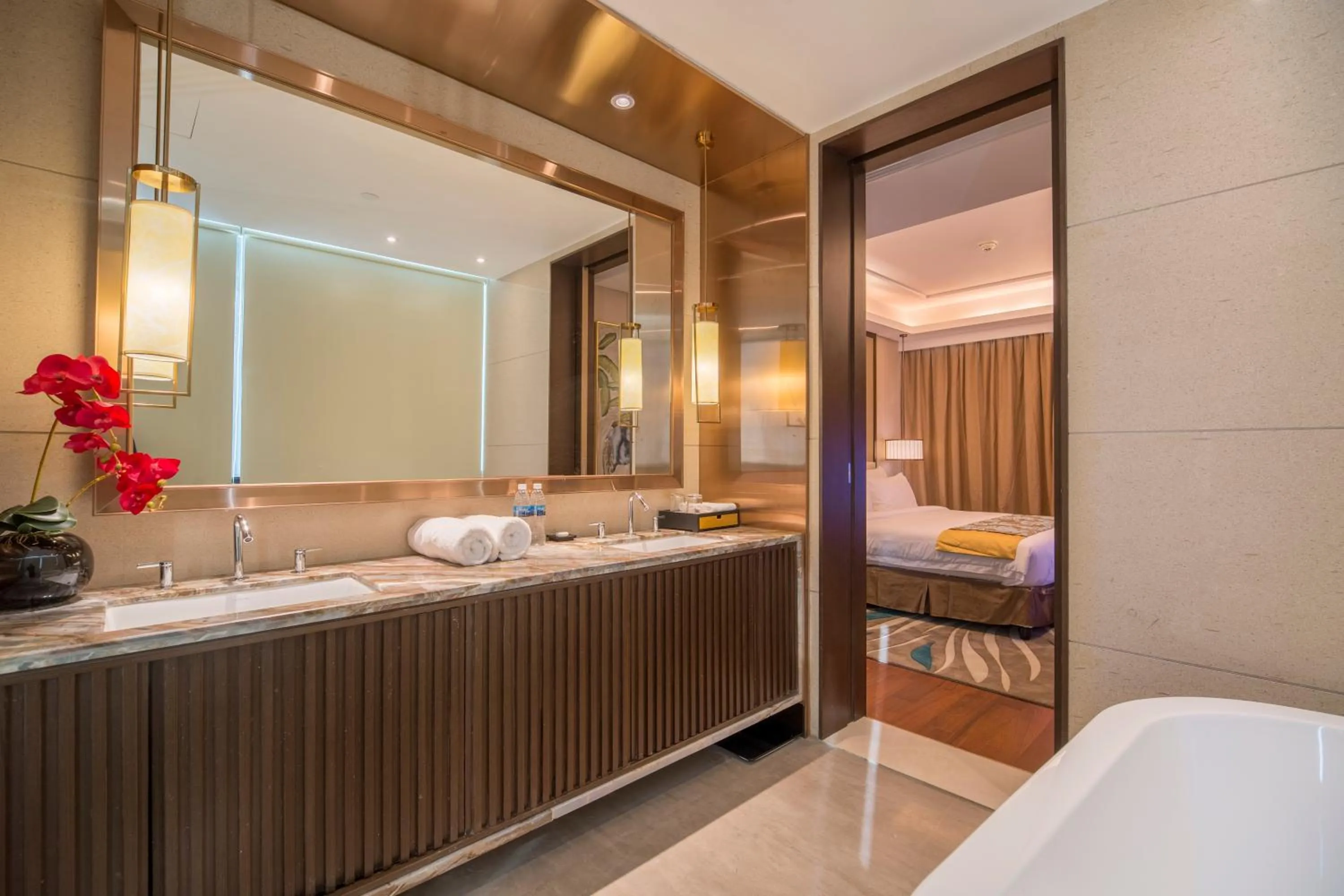 Bathroom in Jing Shang Hotel