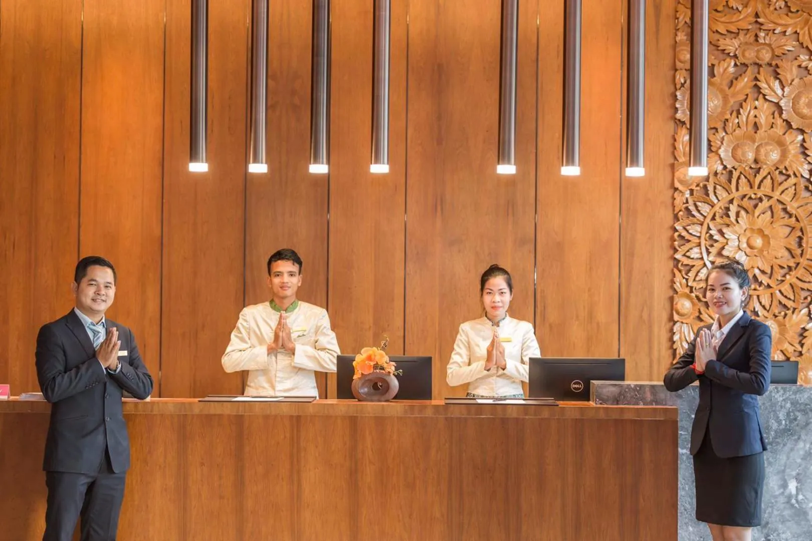 Staff in Jing Shang Hotel